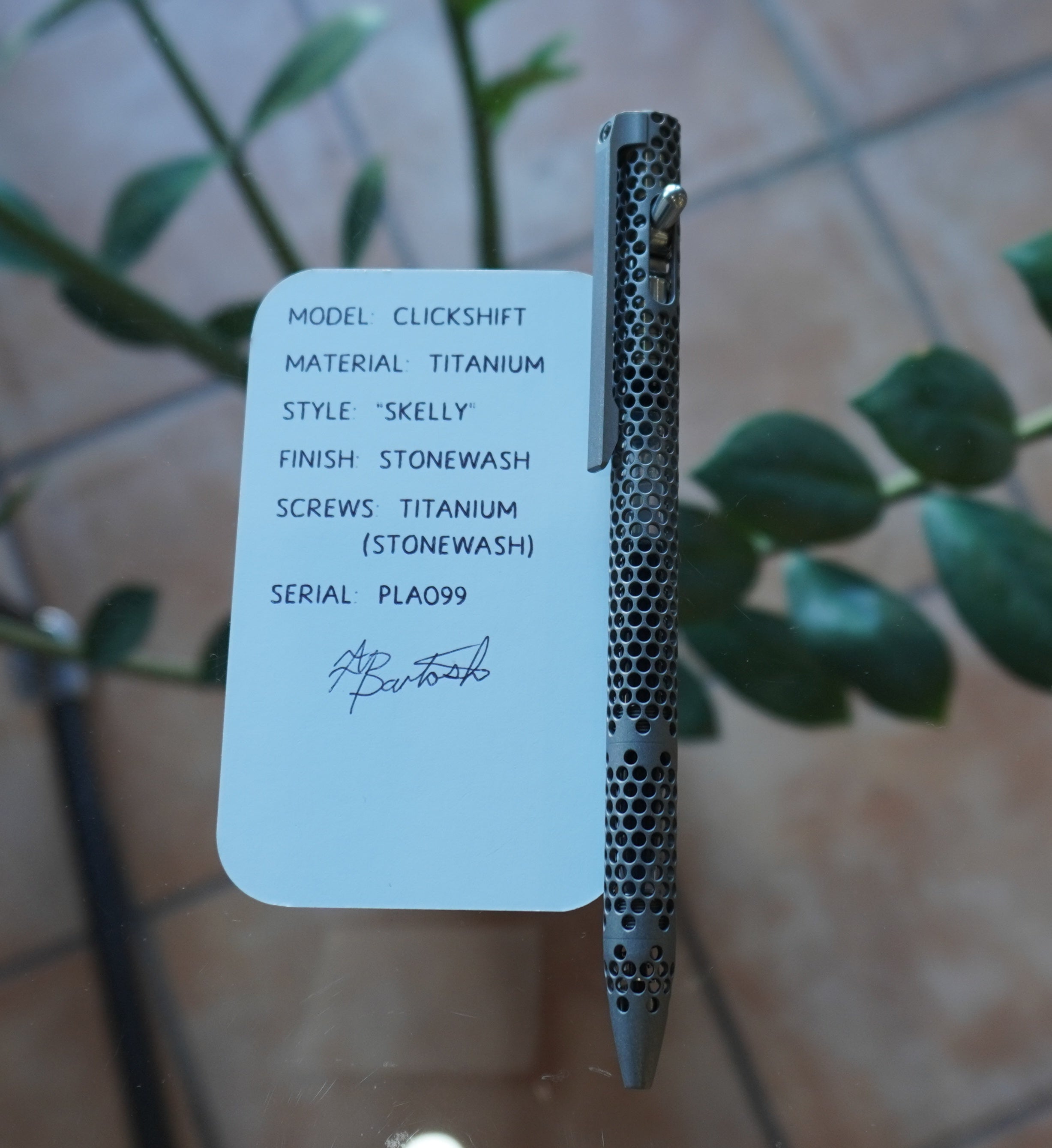 PenLab™ Custom Pen: PLA099