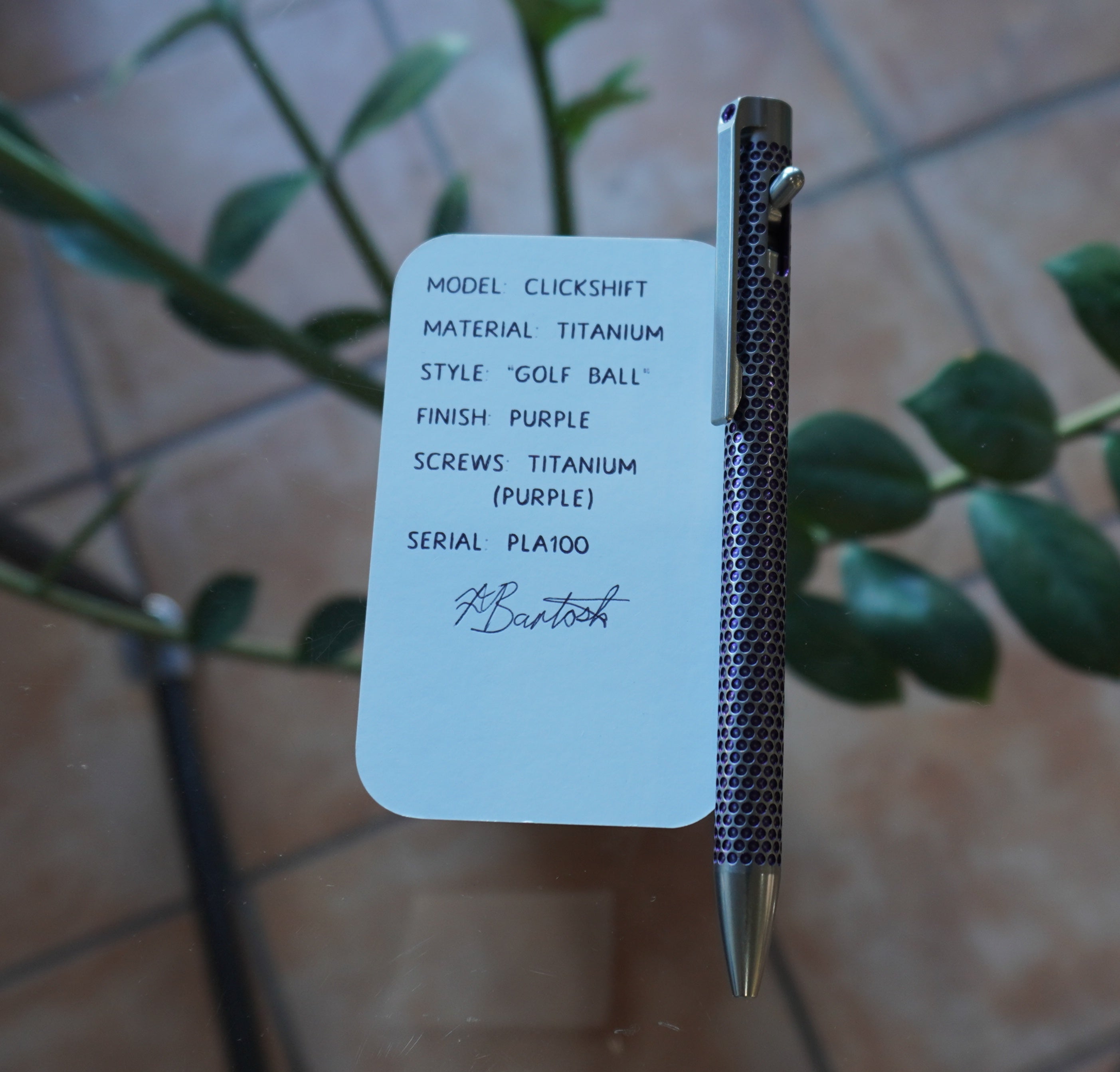 PenLab™ Custom Pen: PLA0100