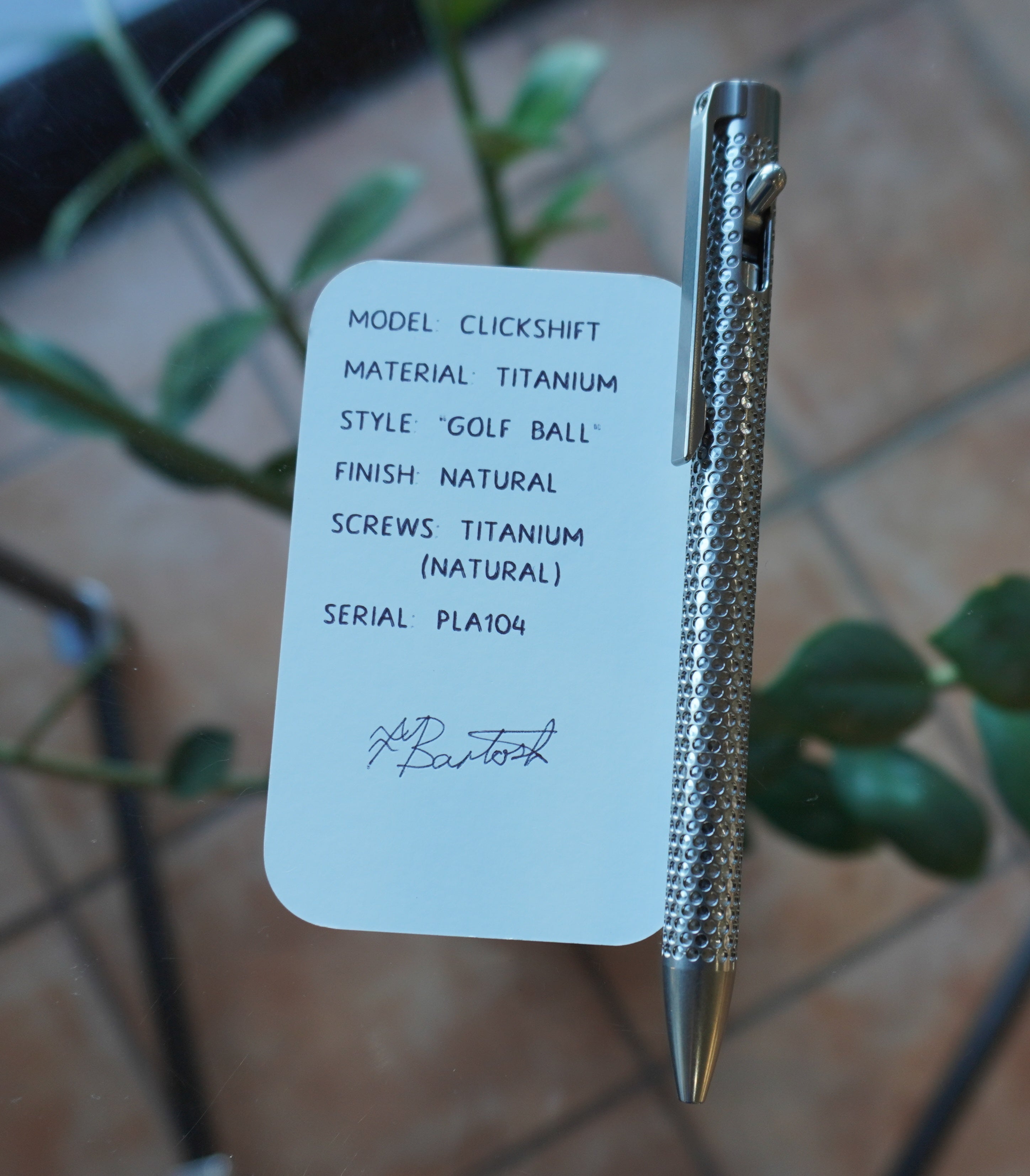 PenLab™ Custom Pen: PLA0104