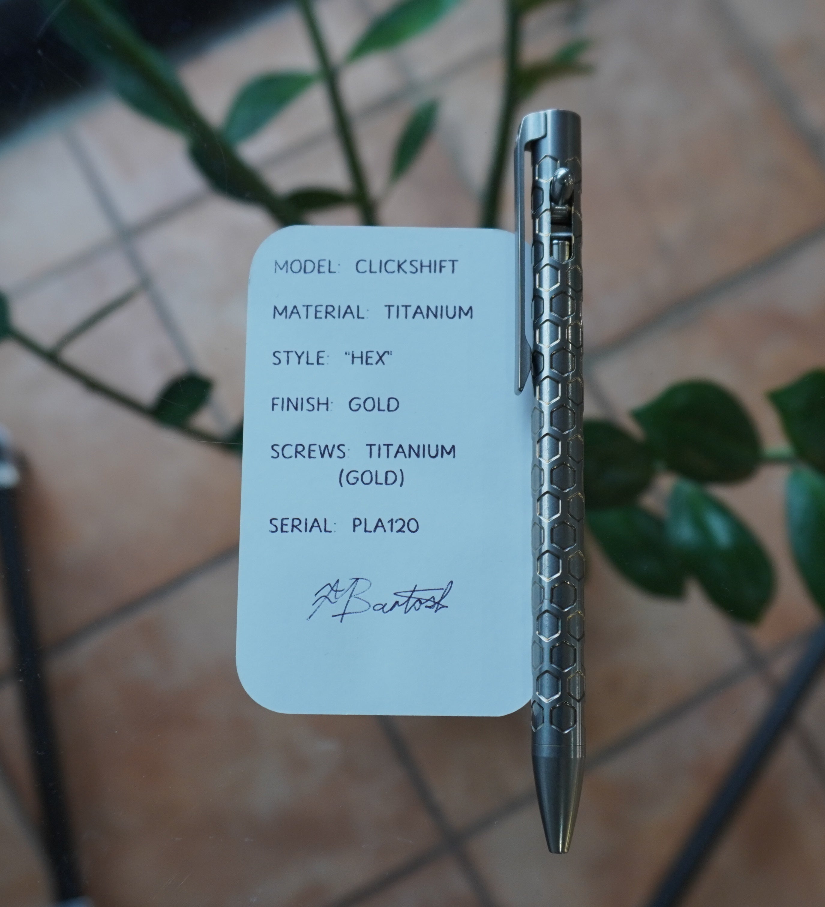 PenLab™ Custom Pen: PLA0120