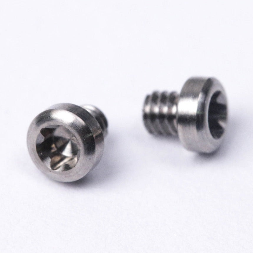 Titanium 2-56 Size Screws (Set of TWO for Slider Plates)