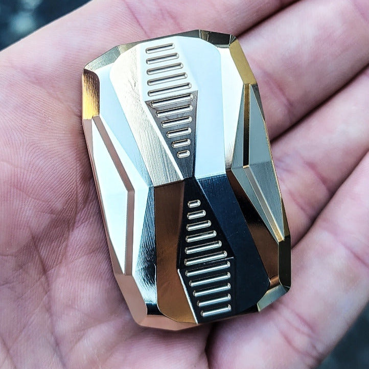 Stealth™ - 3-Click Polished Brass Slider with NEW Stainless Plates (Lucky Drop)