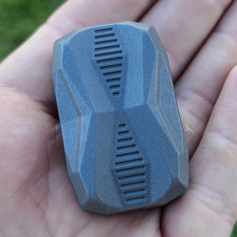 Stealth™ "Stonewash" - 3-Click Titanium Slider with NEW Stainless Plates (Lucky Drop)