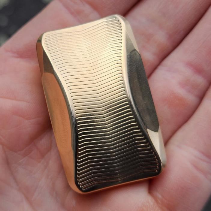 Sweep™ Brass - 3-Click Slider with Stainless Steel Plates