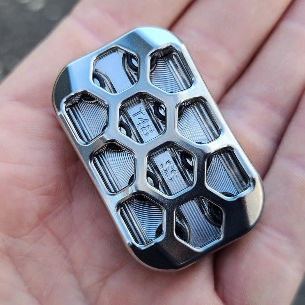 Toad HEX™ "Matte" - 3-Click Titanium Slider with NEW Stainless Steel Sliding Plates (Lucky Drop 2)