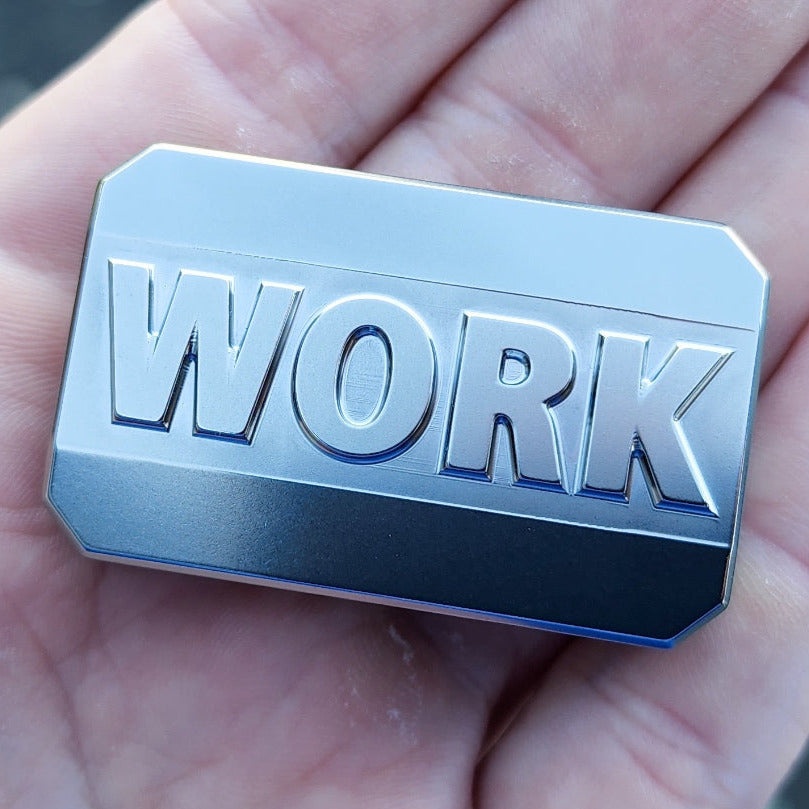 WorkPlay™ 3-Click - Titanium Slider with Stainless Plates (Lucky Drop)