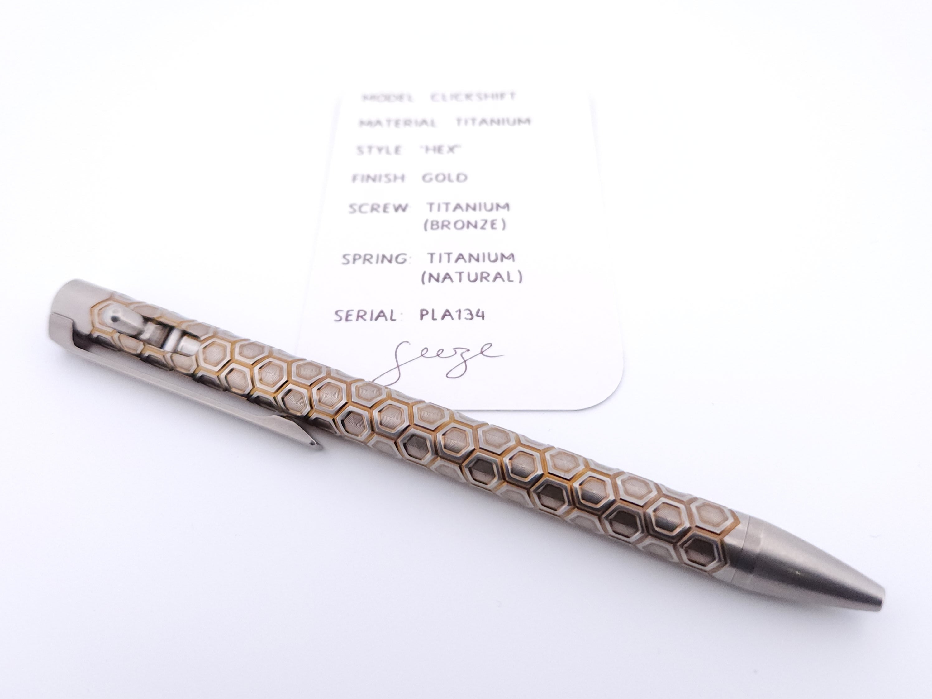 PenLab™ Custom Pen: PLA134