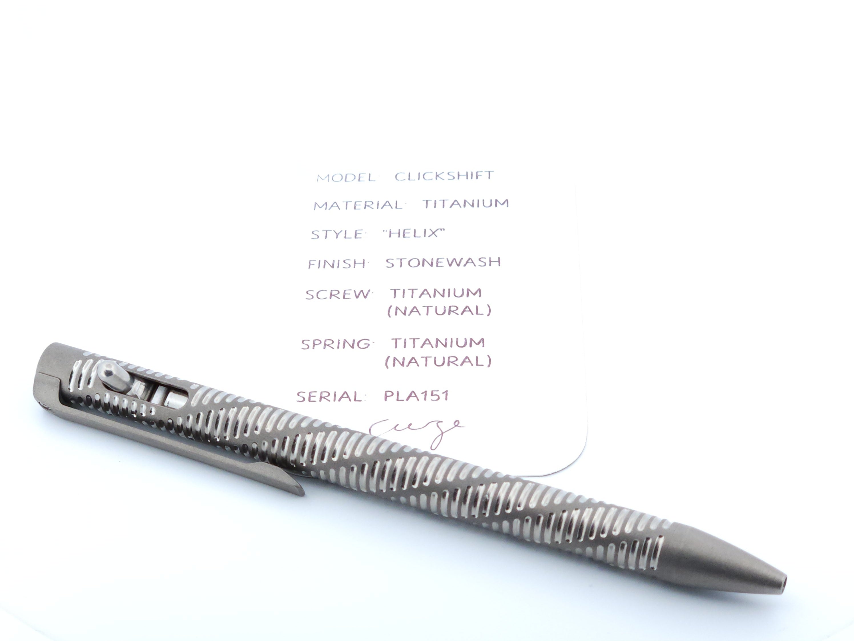 PenLab™ Custom Pen: PLA151
