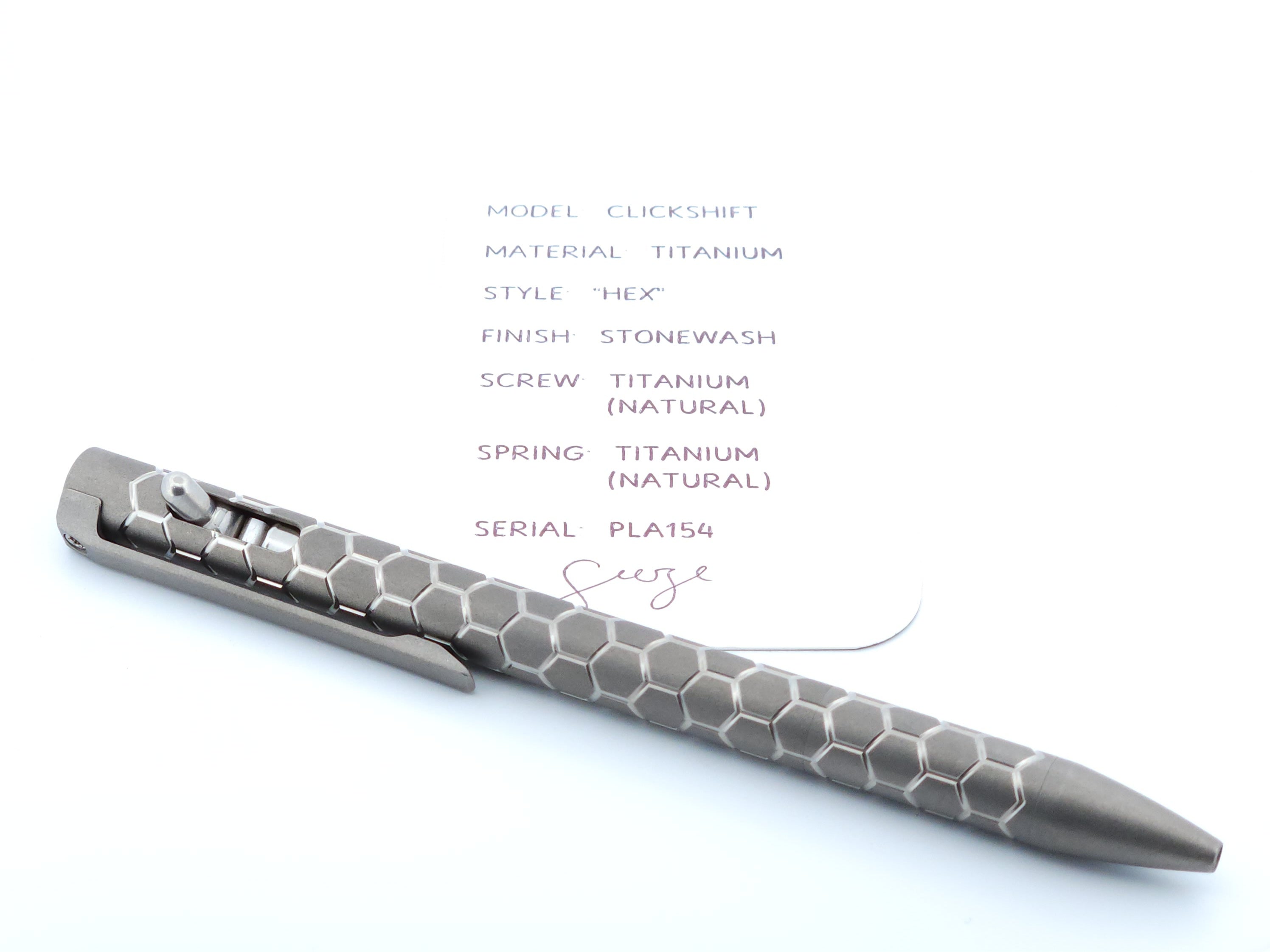 PenLab™ Custom Pen: PLA154