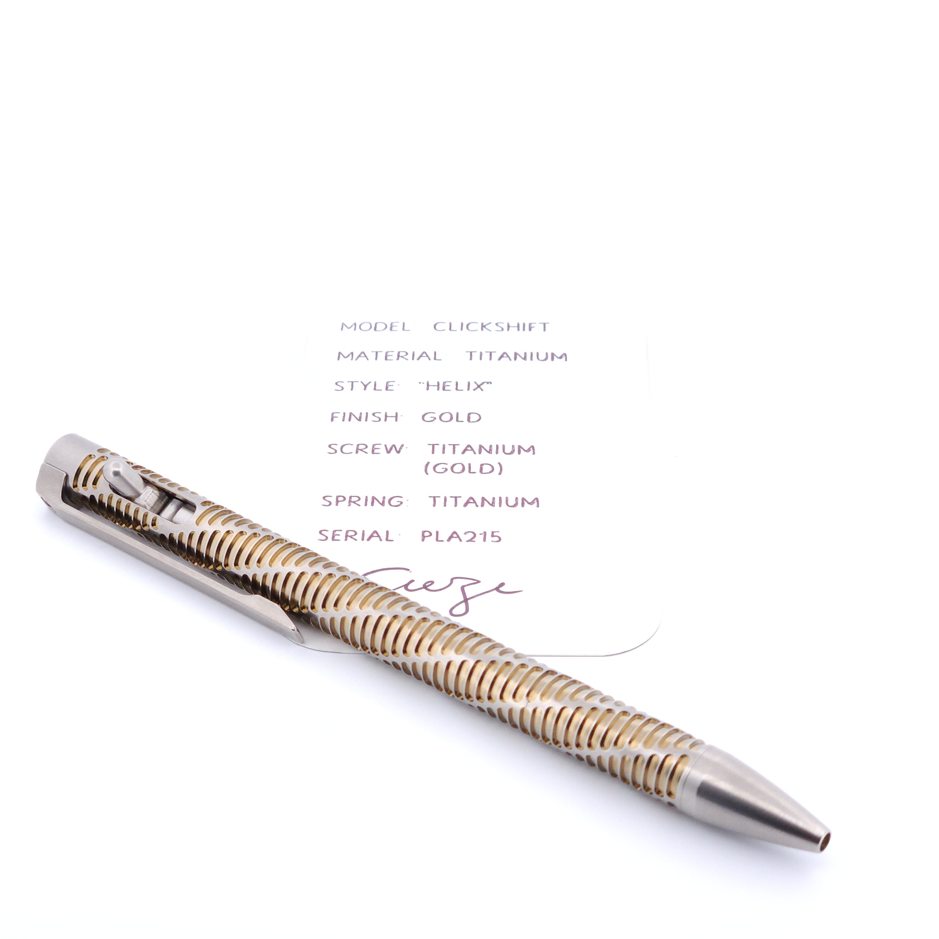 PenLab™ Custom Pen: PLA215