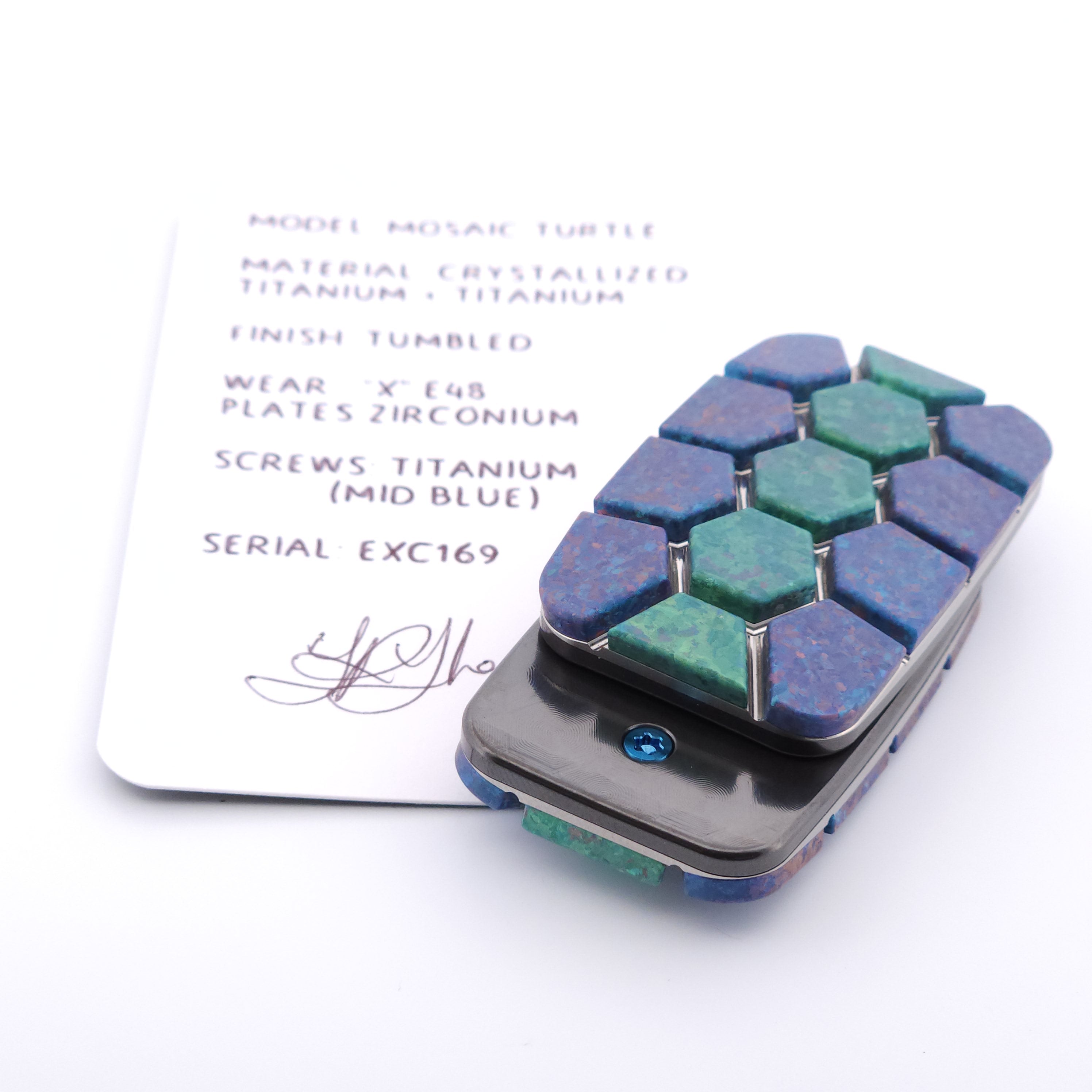 Exotic Custom Slider: EXC169 - Mosaic Turtle