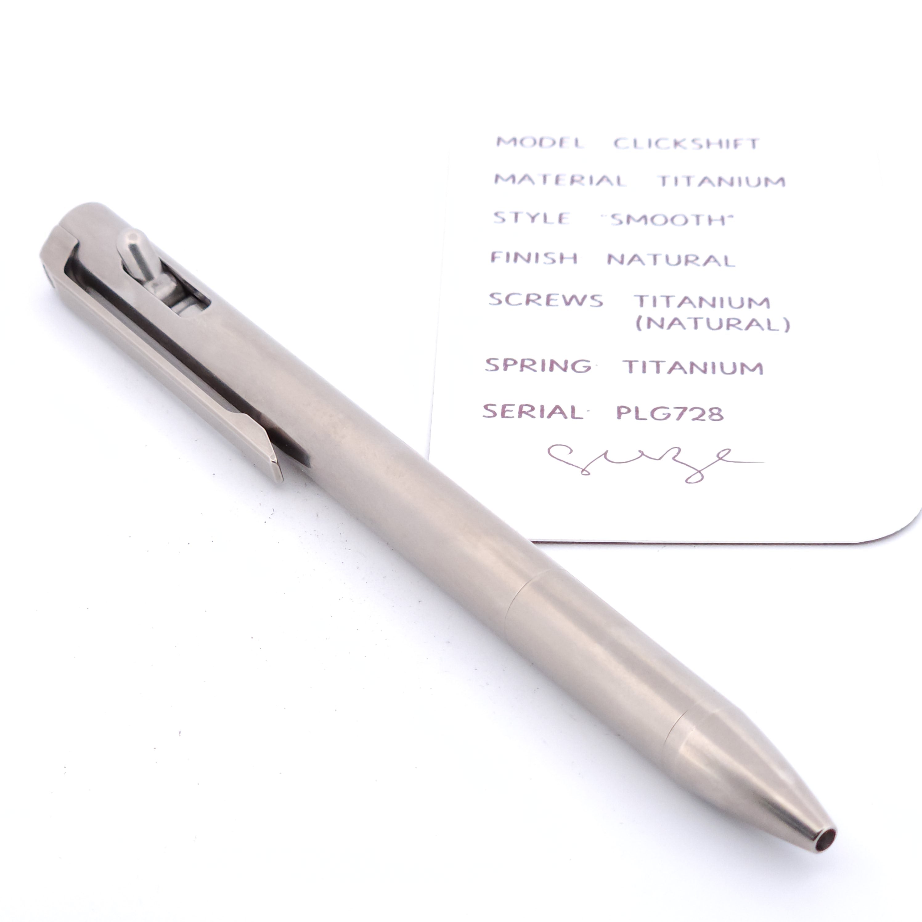 PenLab™ Custom Pen: PLG728 - "Smooth"