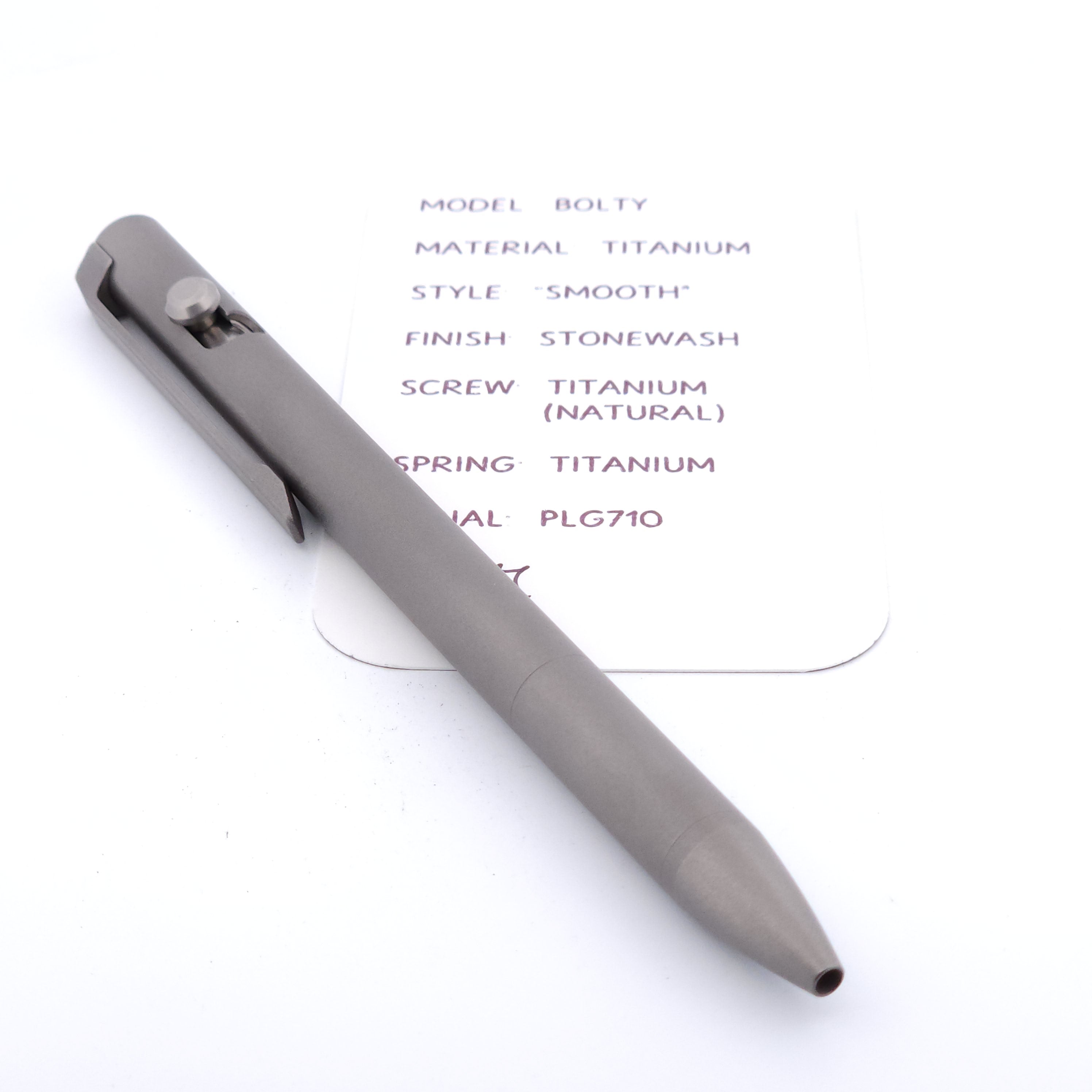 PenLab™ Custom Pen: PLG710 - "Bolty" (Stonewash)