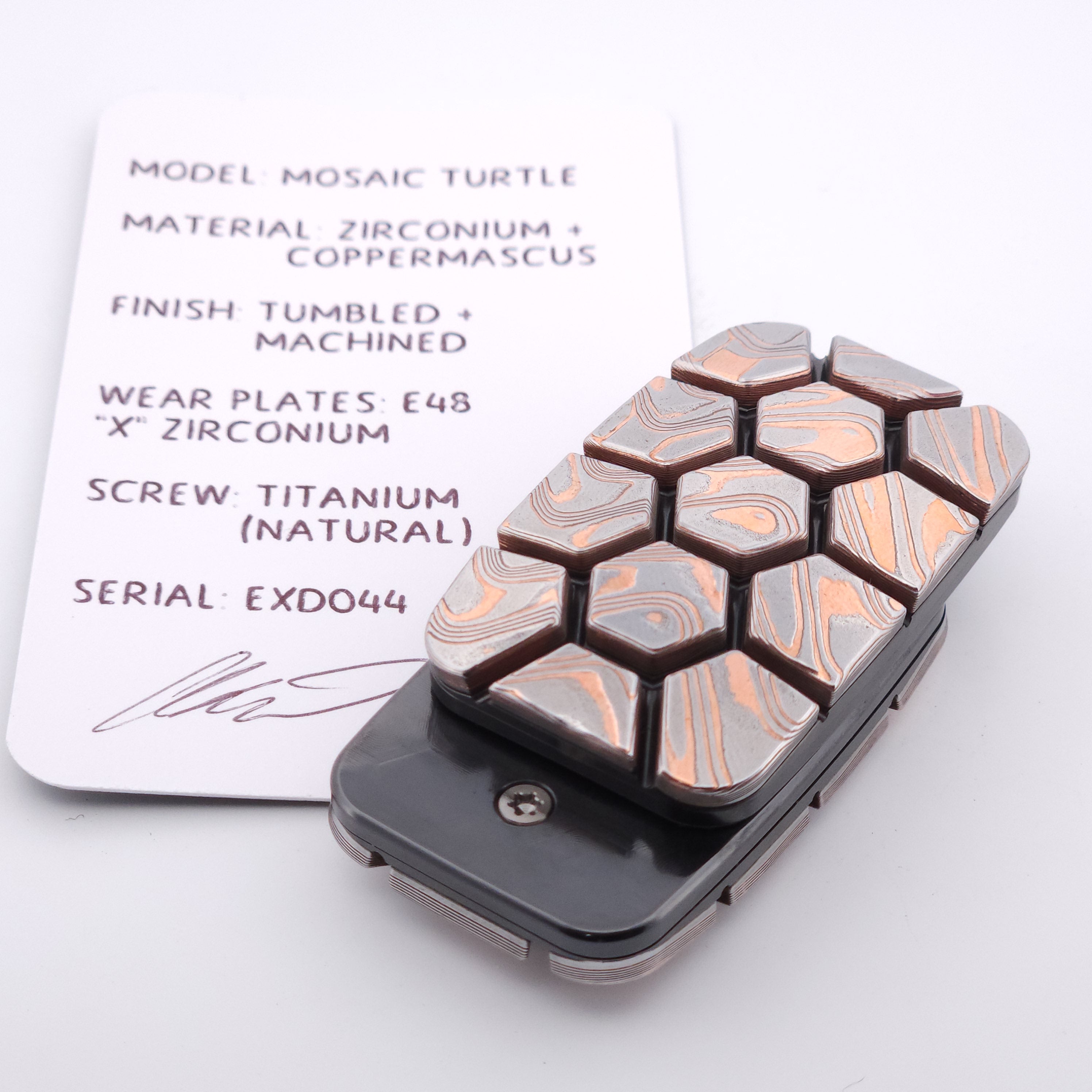 Exotic Custom Slider: EXD044 - Mosaic Turtle