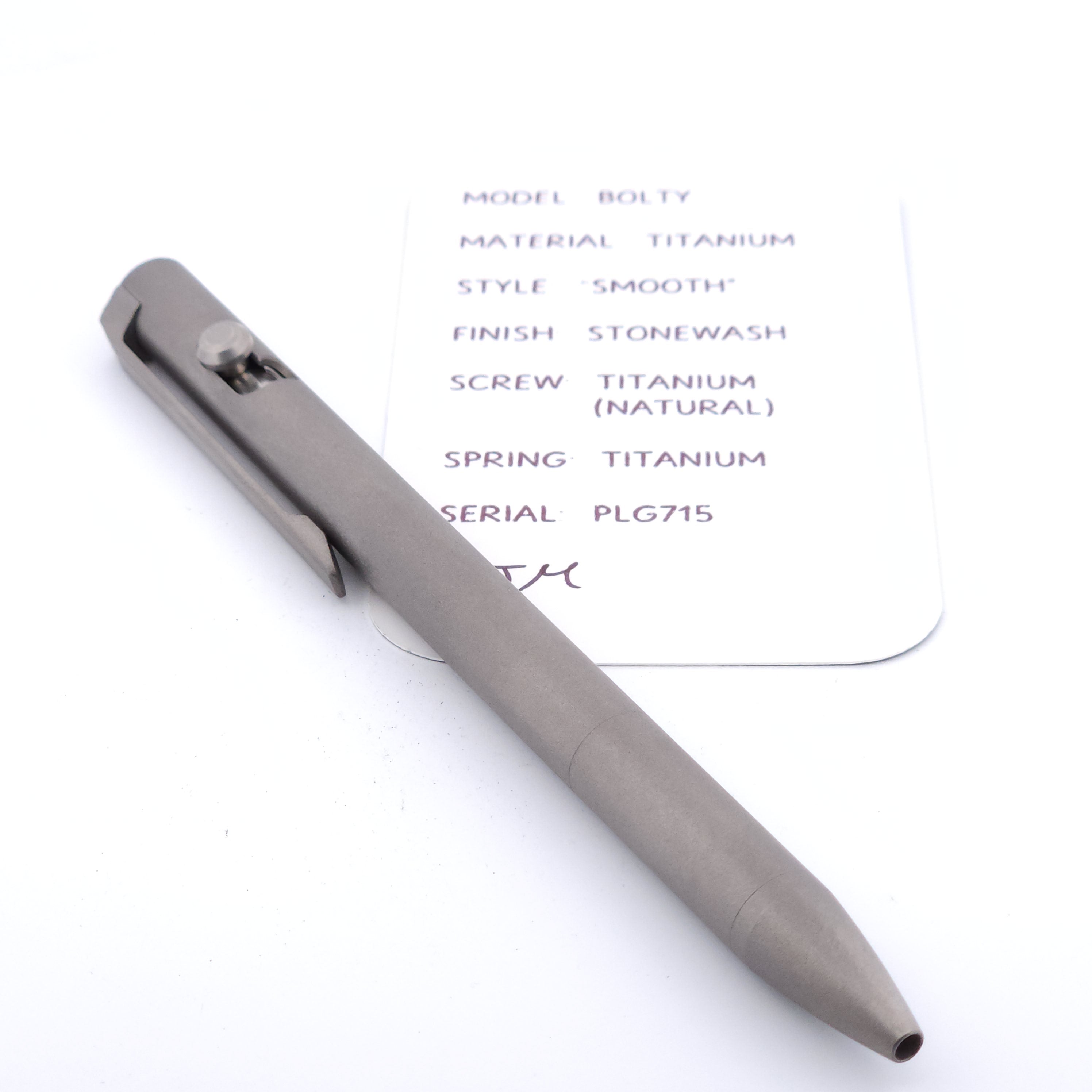 PenLab™ Custom Pen: PLG715 - "Bolty" (Stonewash)