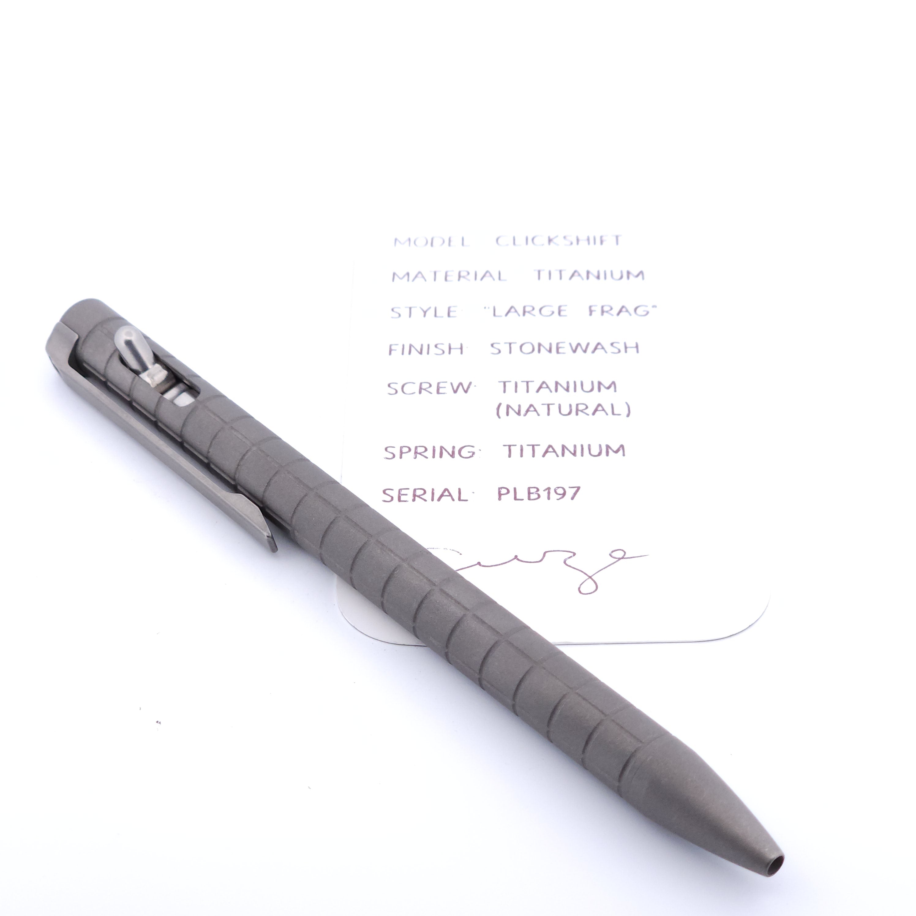 PenLab™ Custom Pen: PLB197