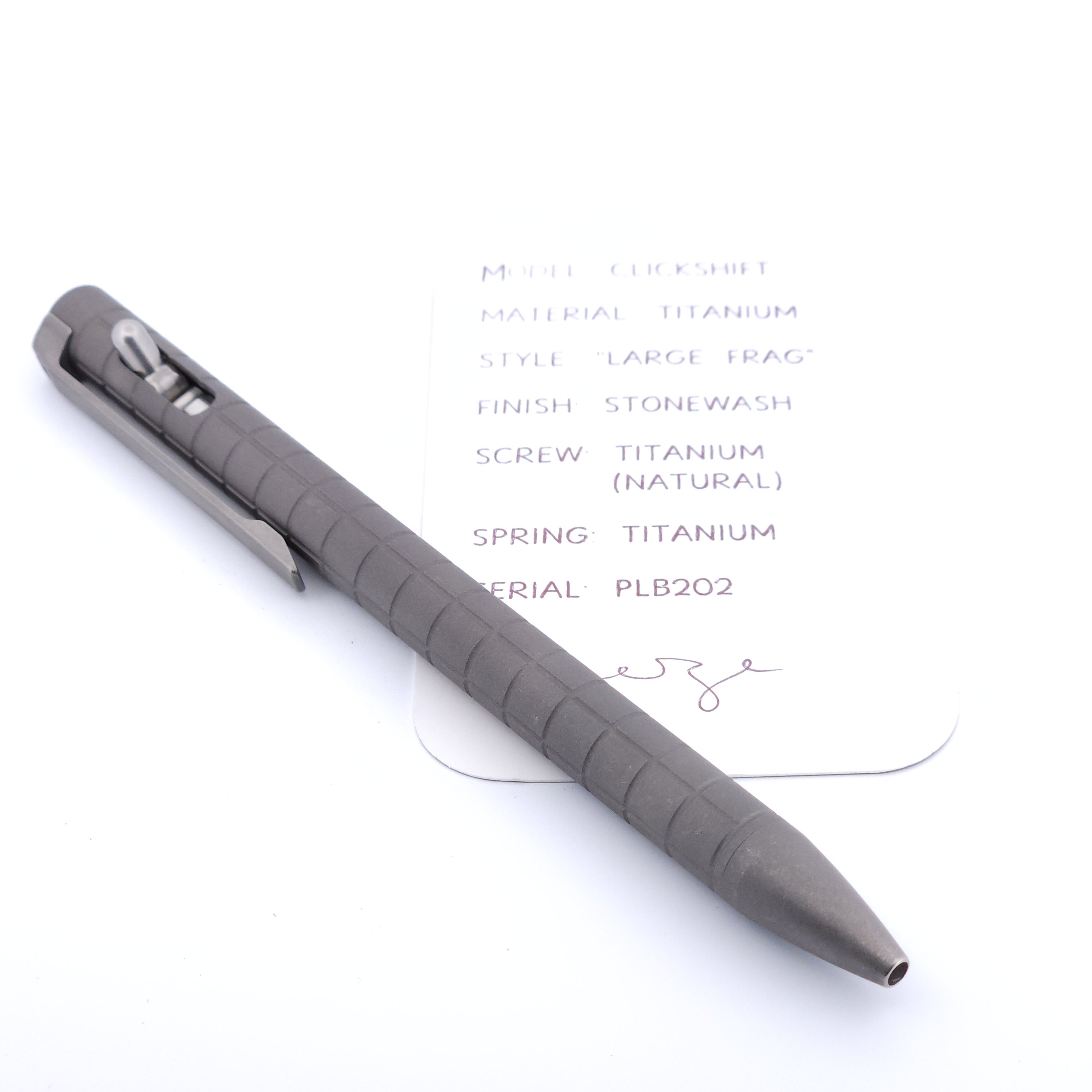 PenLab™ Custom Pen: PLB202
