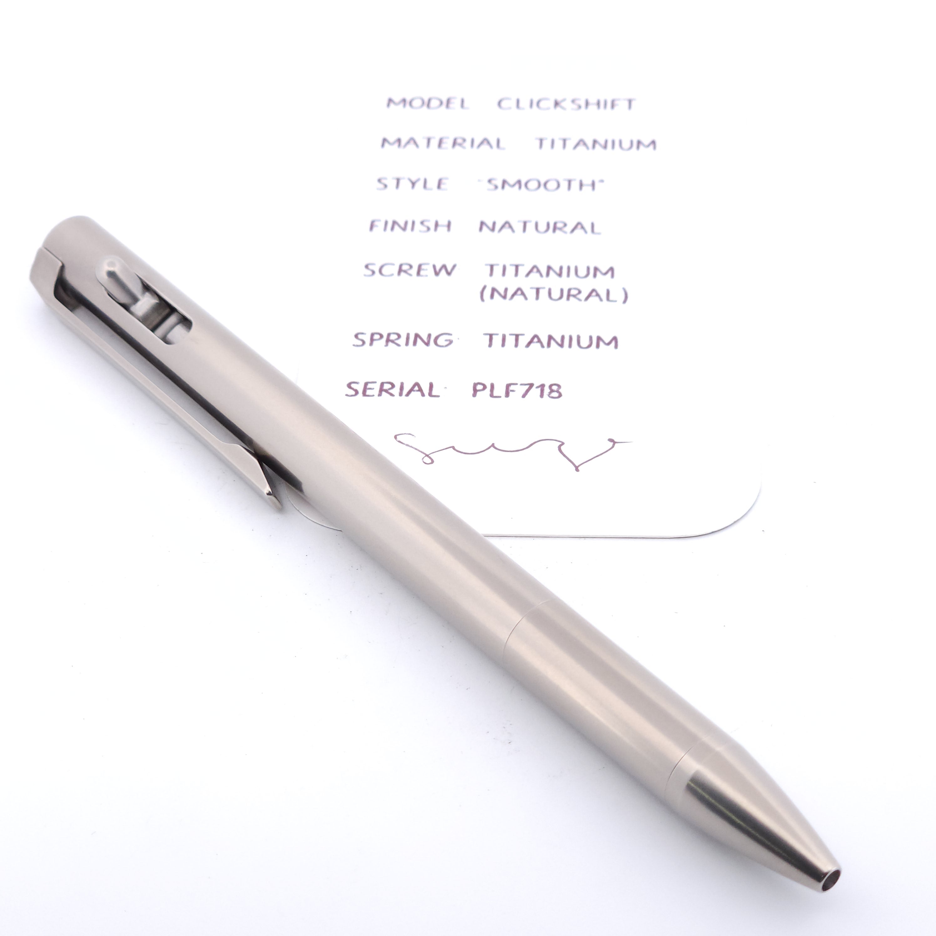PenLab™ Custom Pen: PLF718 - "Smooth"