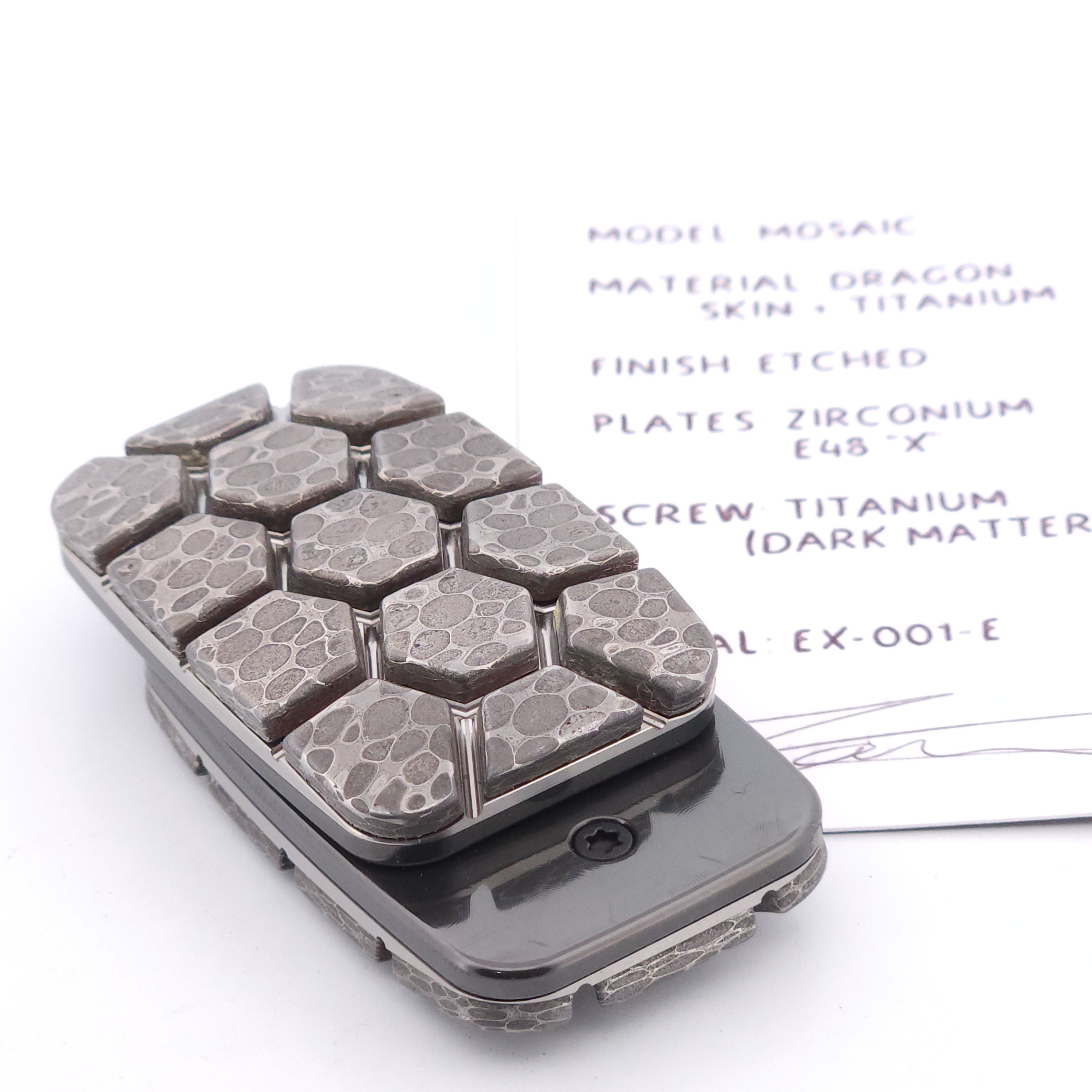 Exotic Custom Slider EX-001-E: Mosaic Turtle