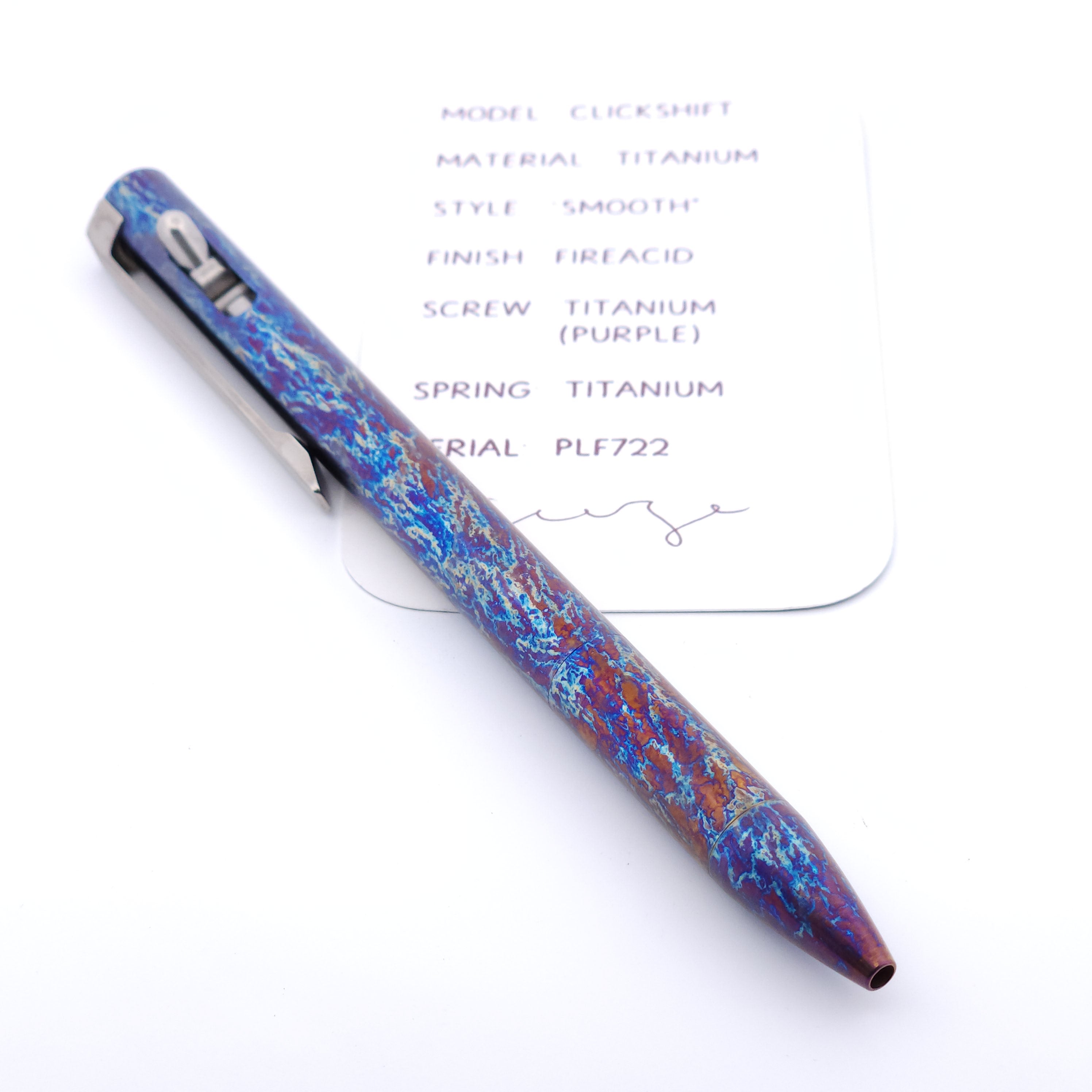 PenLab™ Custom Pen: PLF722 - "Smooth"