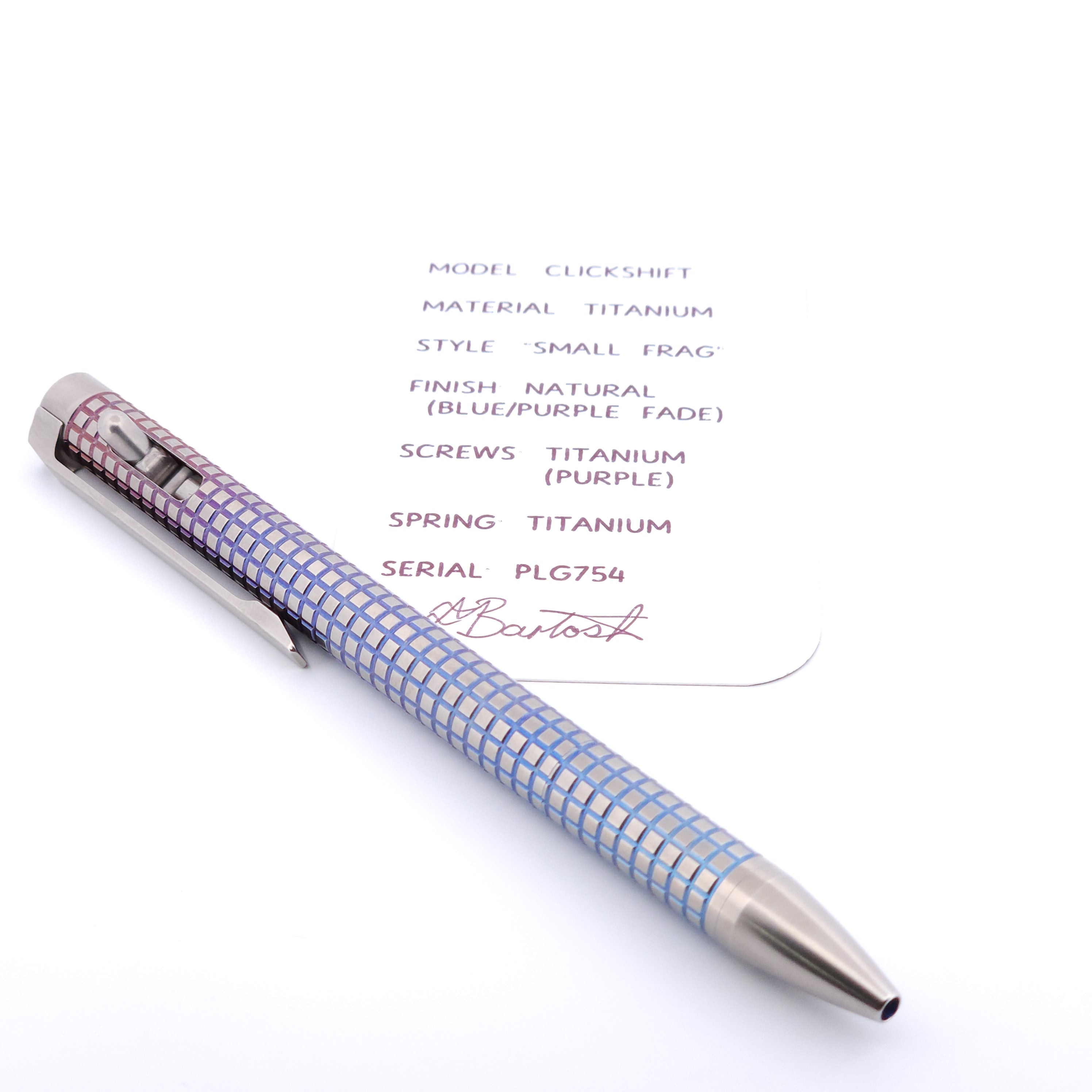 PenLab™ Custom Pen: PLG754 - "Frag" (Small)