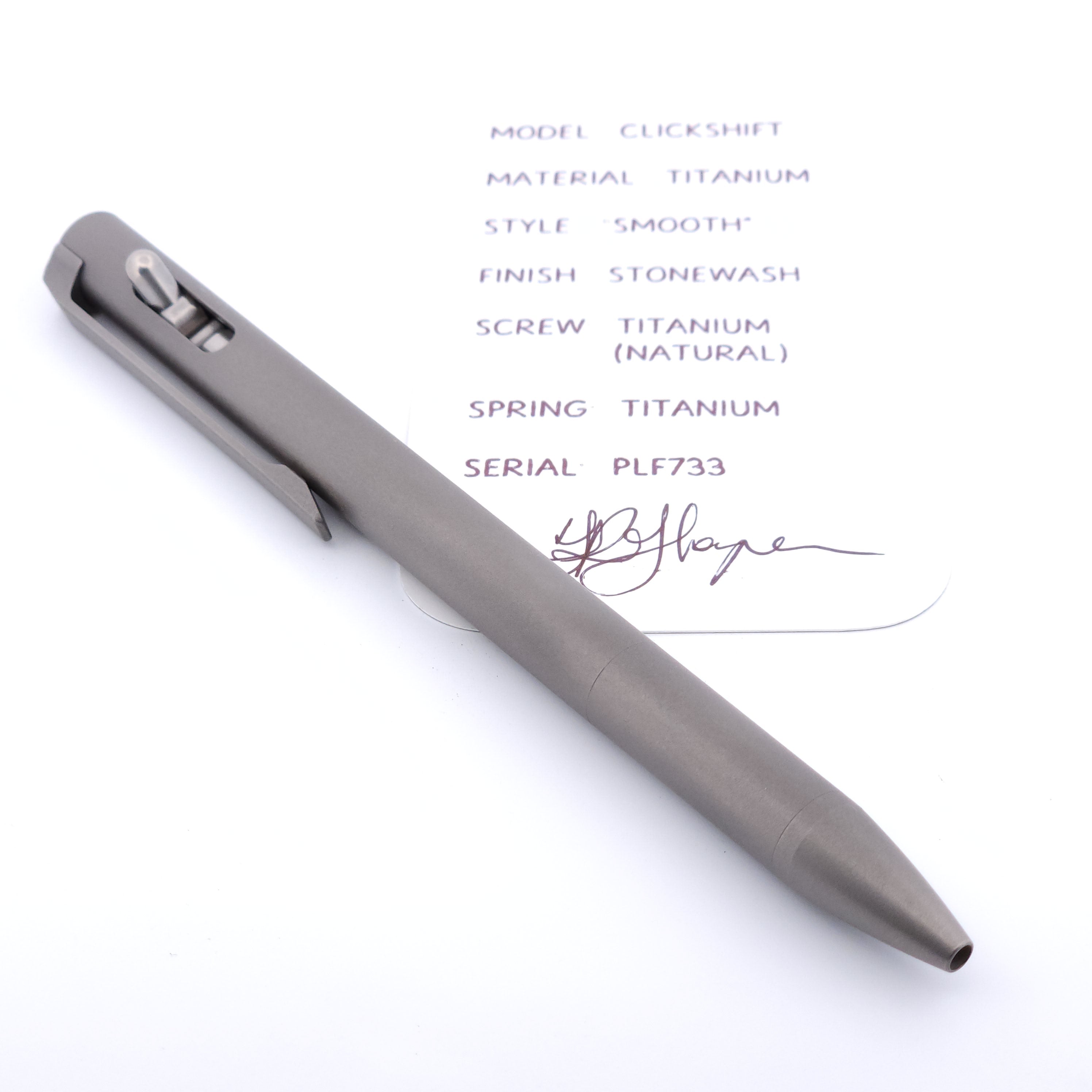 PenLab™ Custom Pen: PLF733 - "Smooth" (Stonewash)