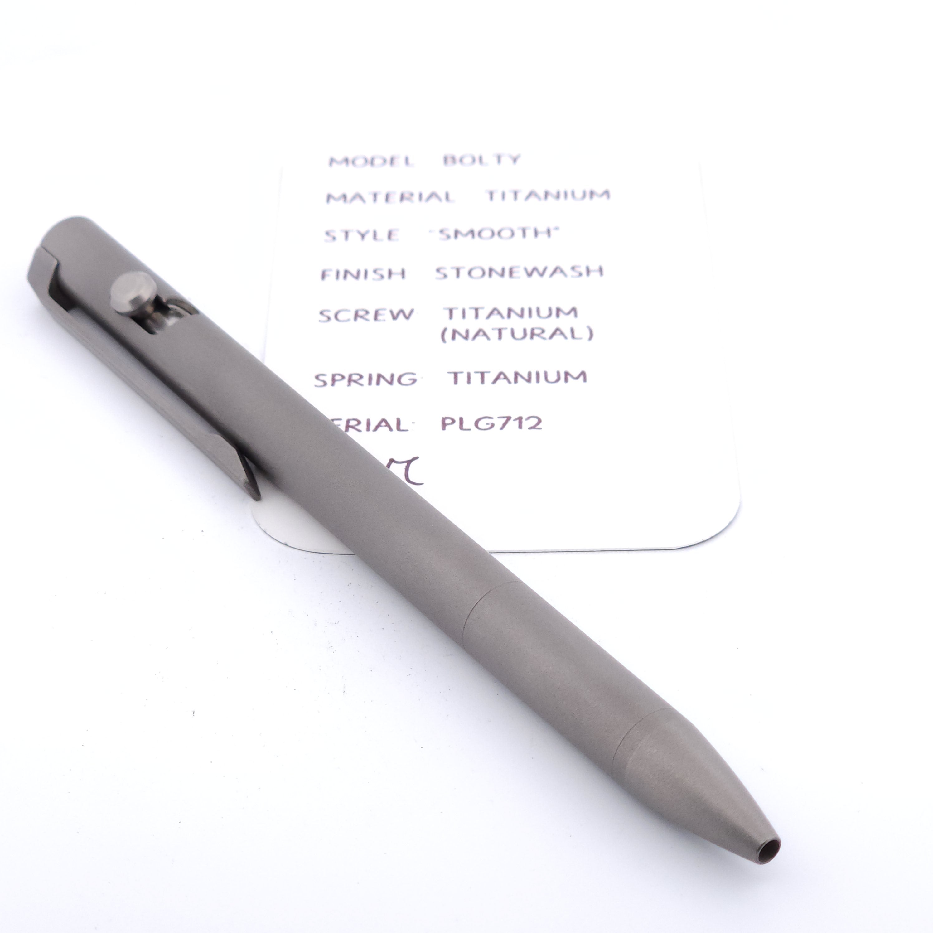PenLab™ Custom Pen: PLG712 - "Bolty" (Stonewash)