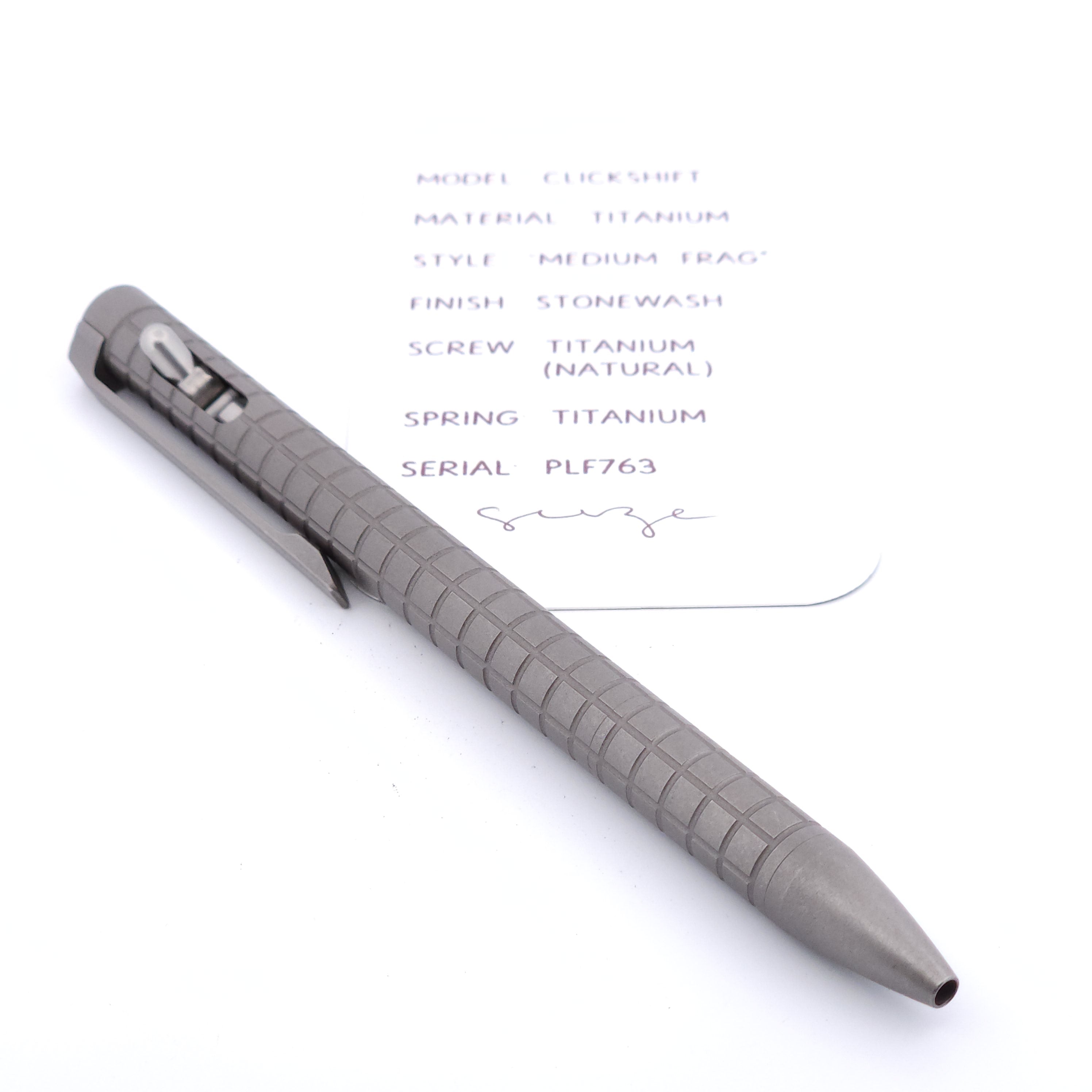 PenLab™ Custom Pen: PLF763 - "Medium Frag"