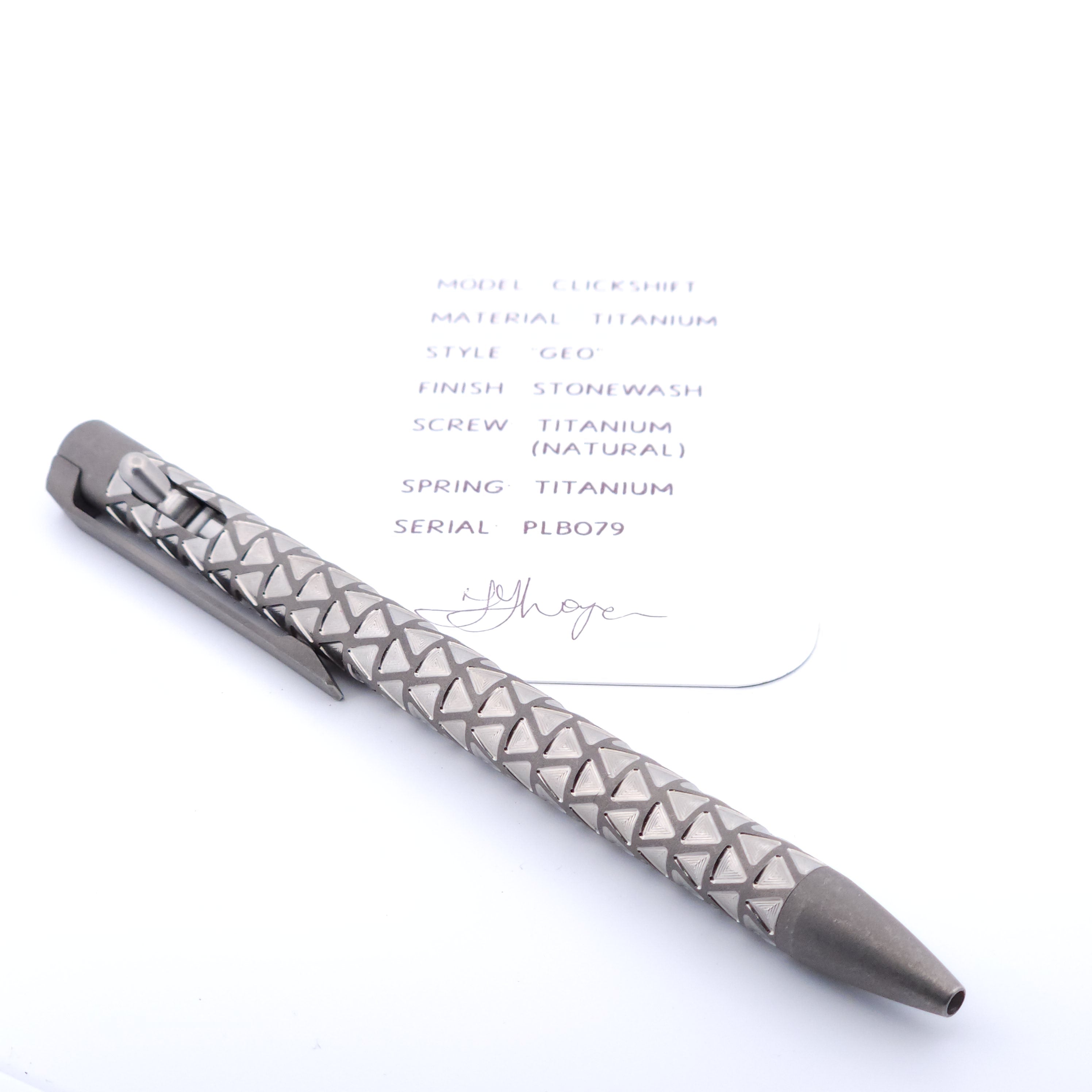 PenLab™ Custom Pen: PLB079