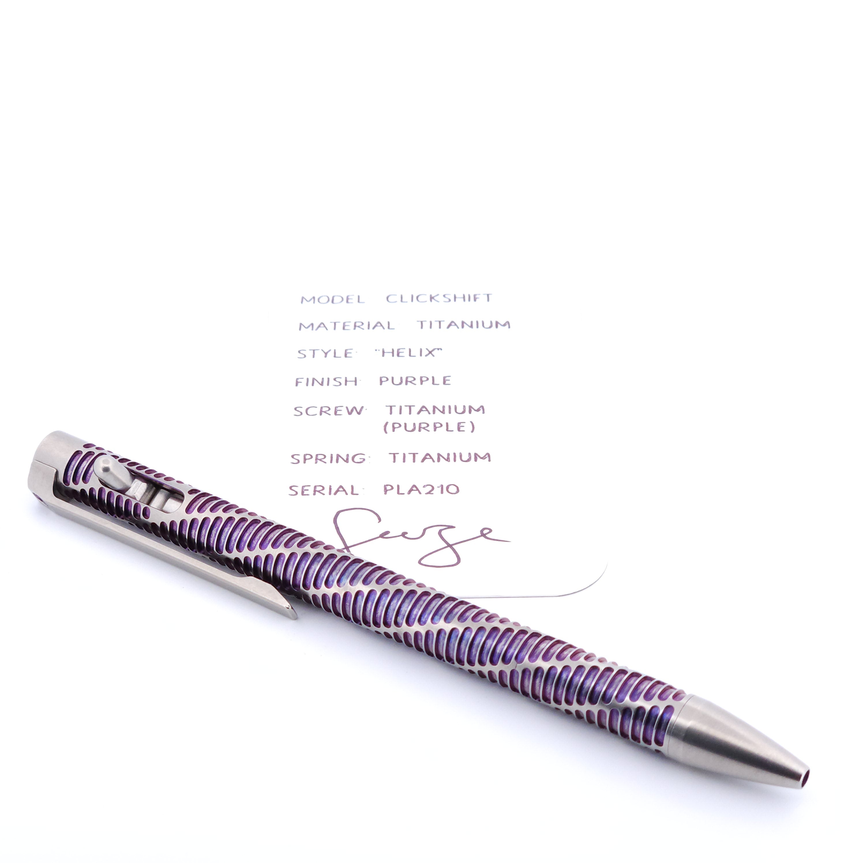 PenLab™ Custom Pen: PLA210