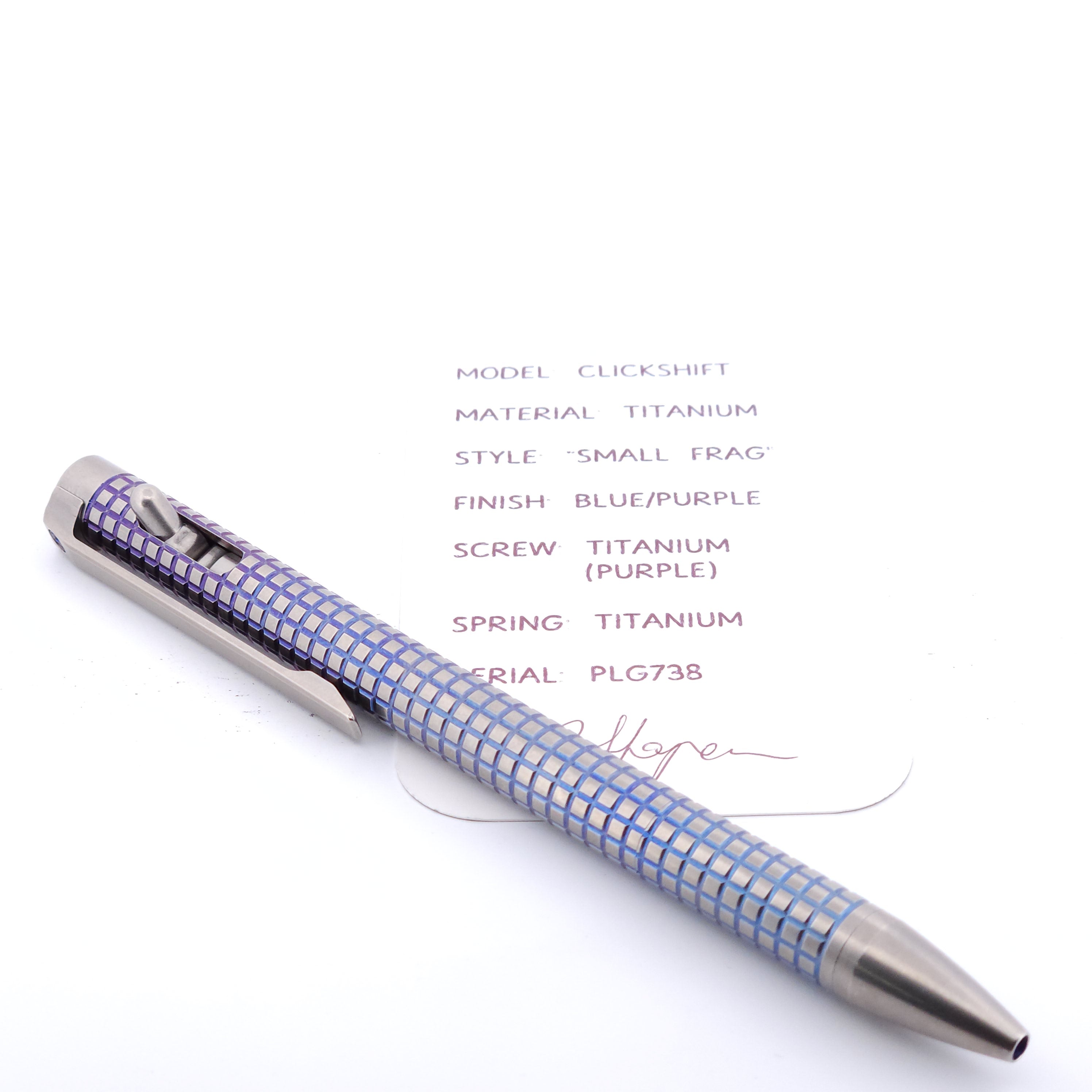 PenLab™ Custom Pen: PLG738- "Small Frag"