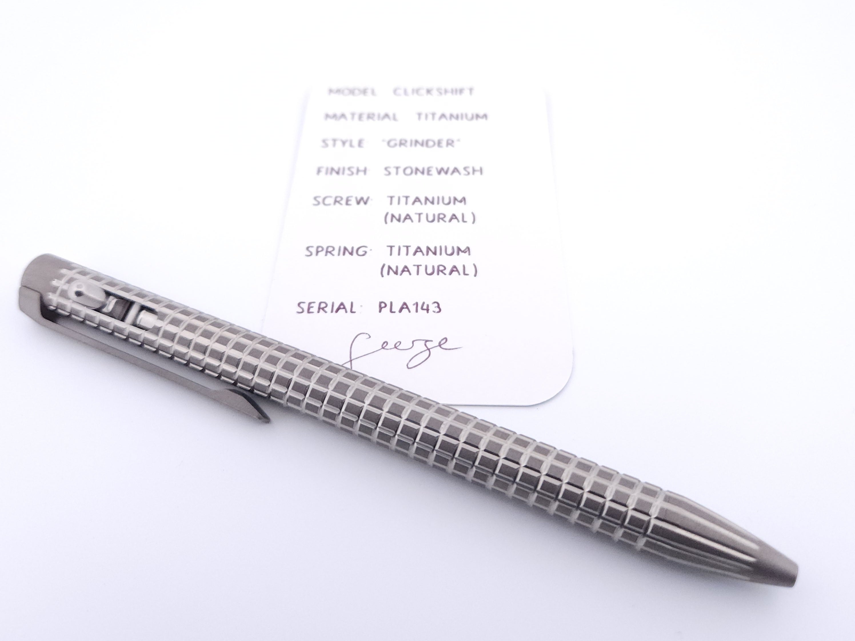 PenLab™ Custom Pen: PLA143