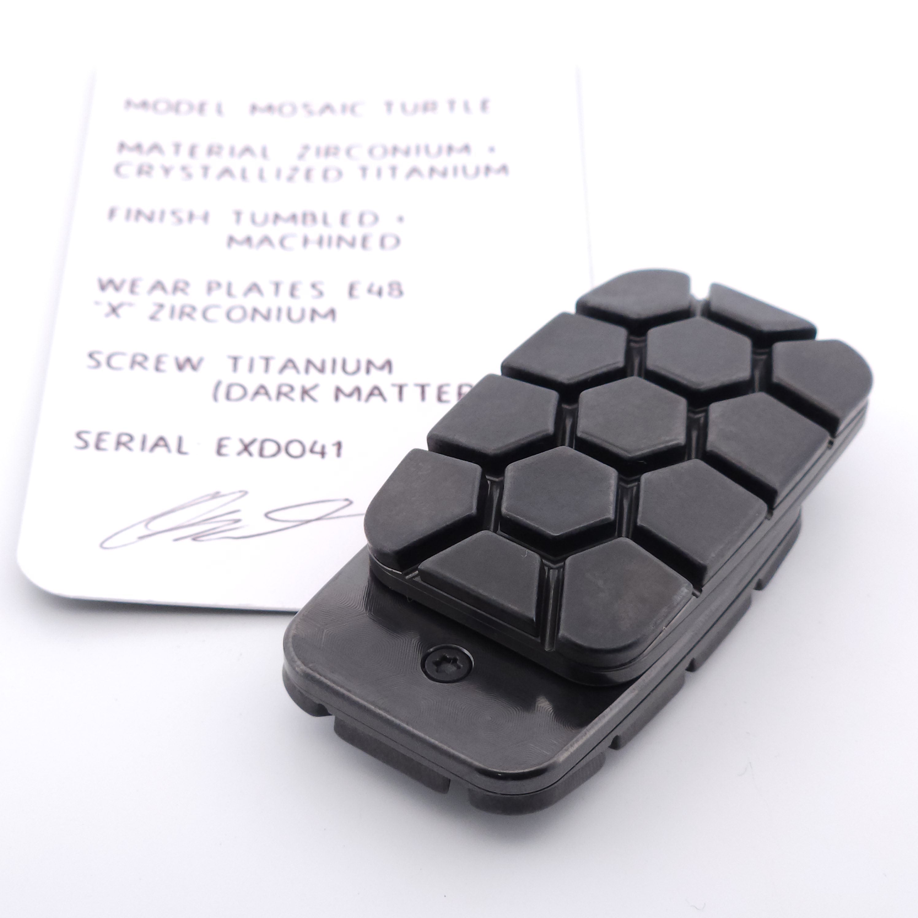 Exotic Custom Slider: EXD041 - Mosaic Turtle