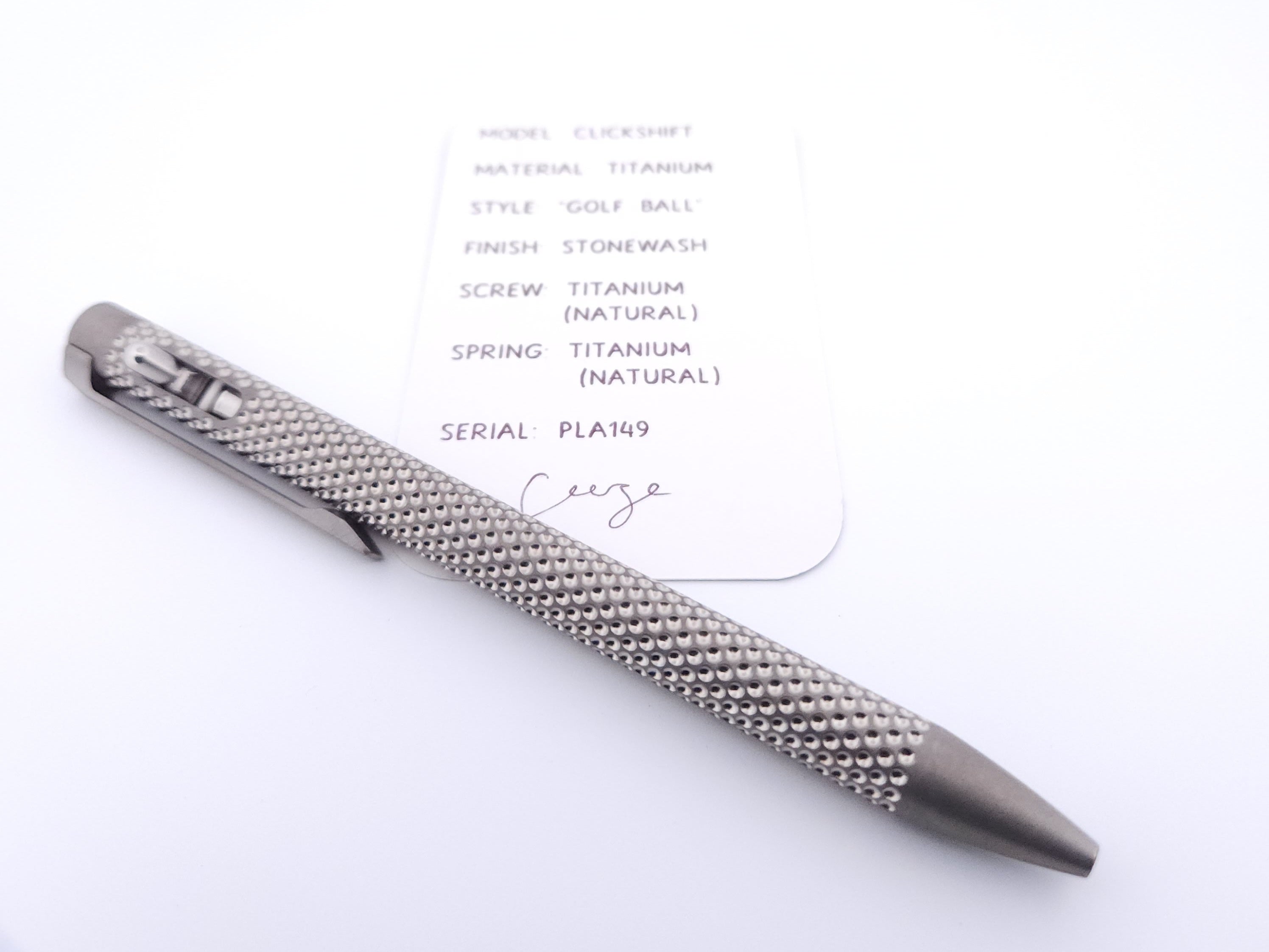 PenLab™ Custom Pen: PLA149