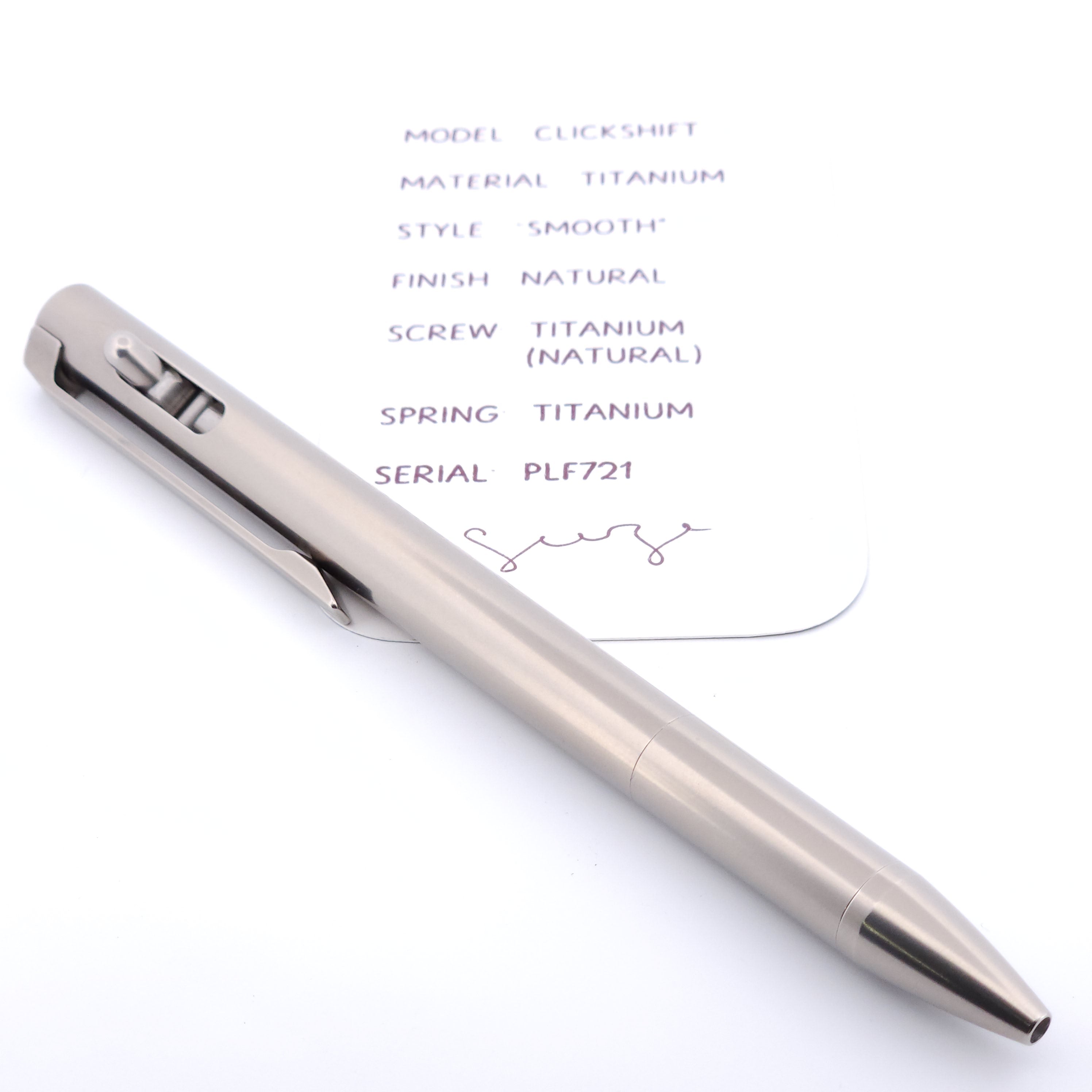 PenLab™ Custom Pen: PLF721 - "Smooth"