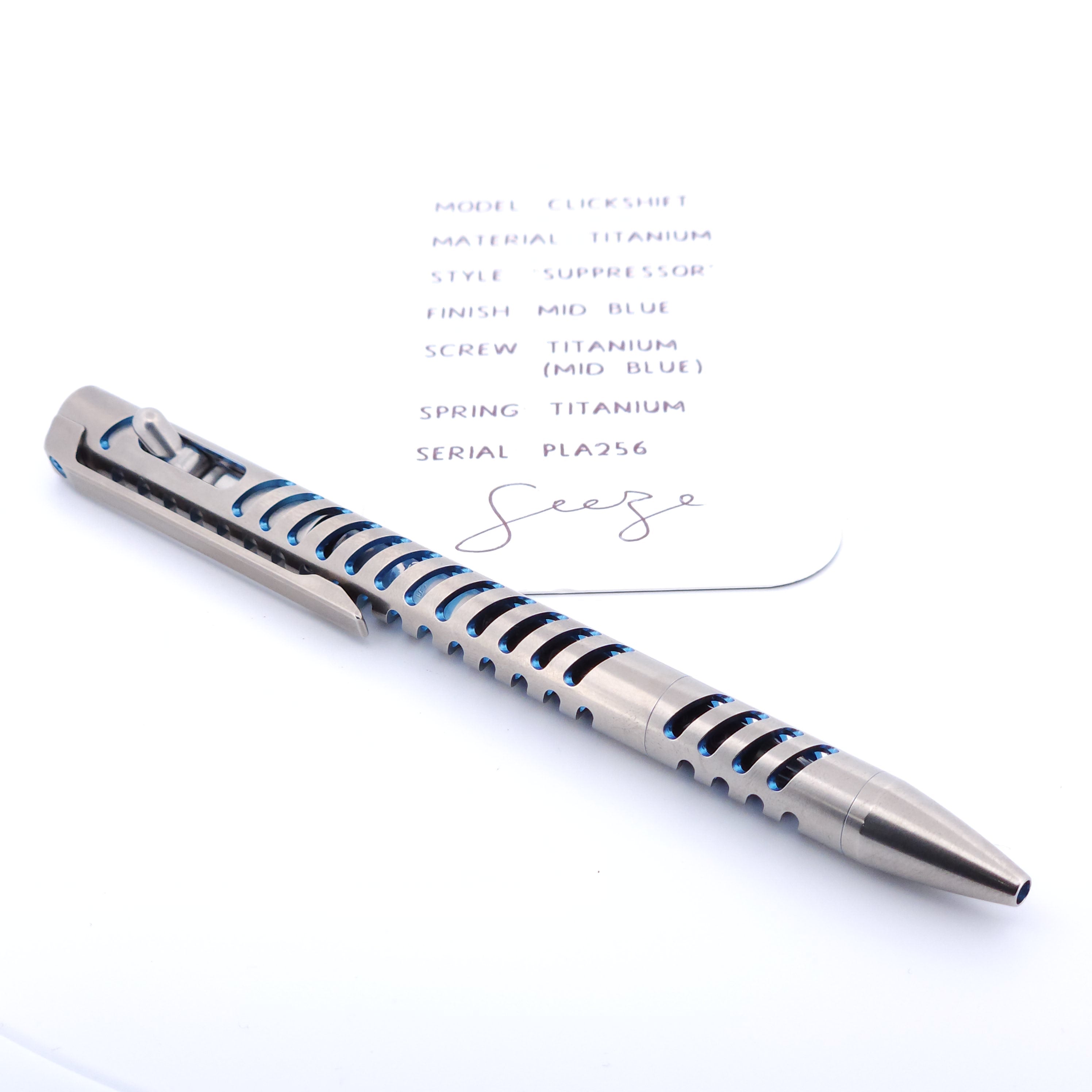 PenLab™ Custom Pen: PLA256