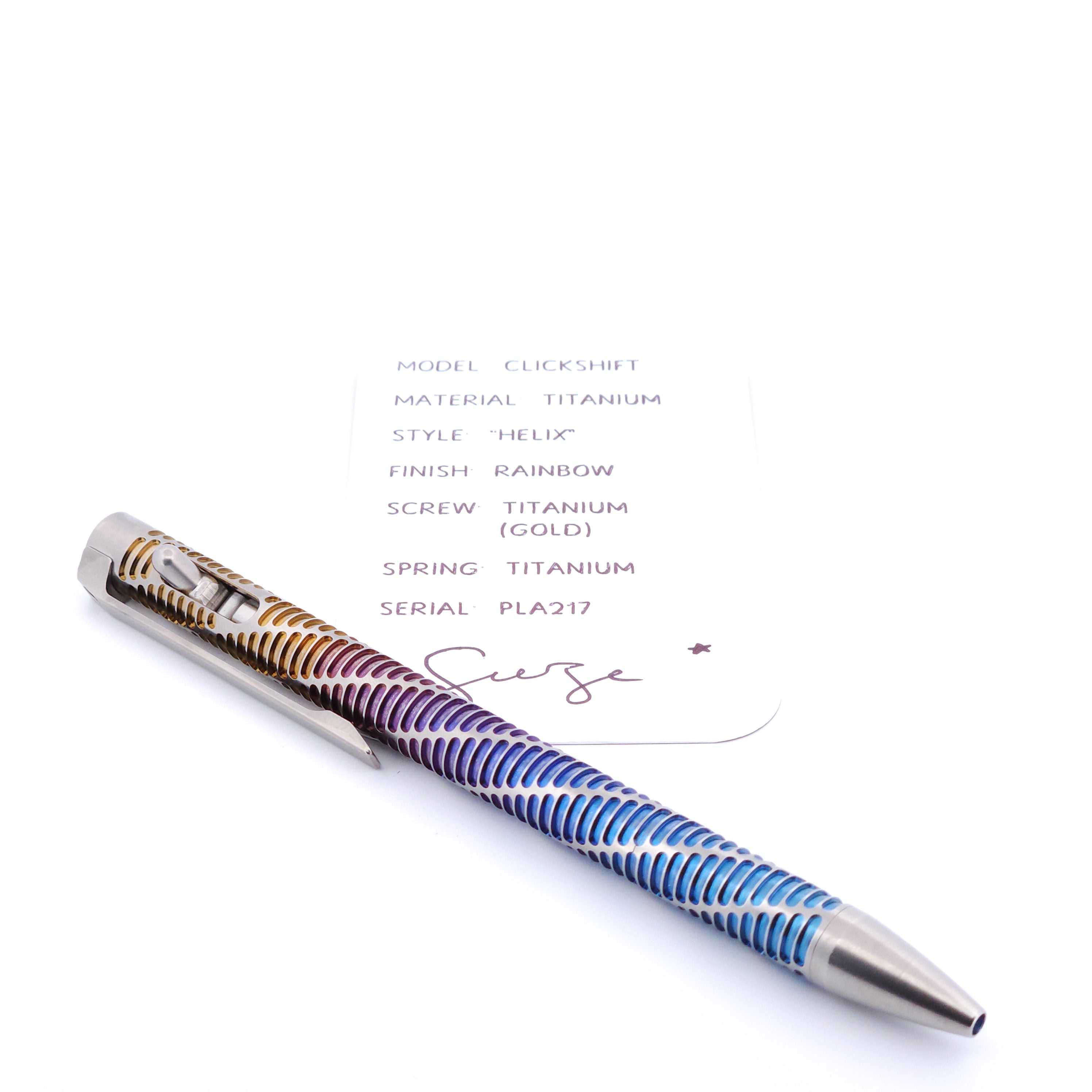 PenLab™ Custom Pen: PLA217 *(See description)