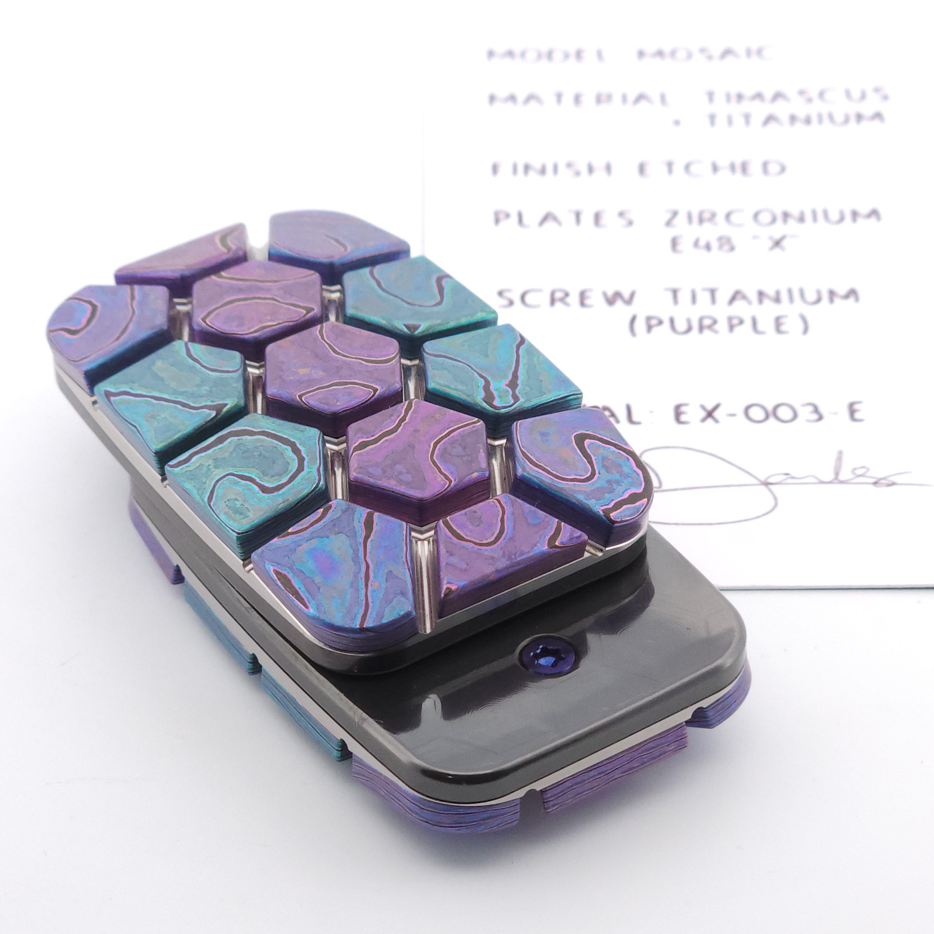 Exotic Custom Slider EX-003-E: Mosaic Turtle
