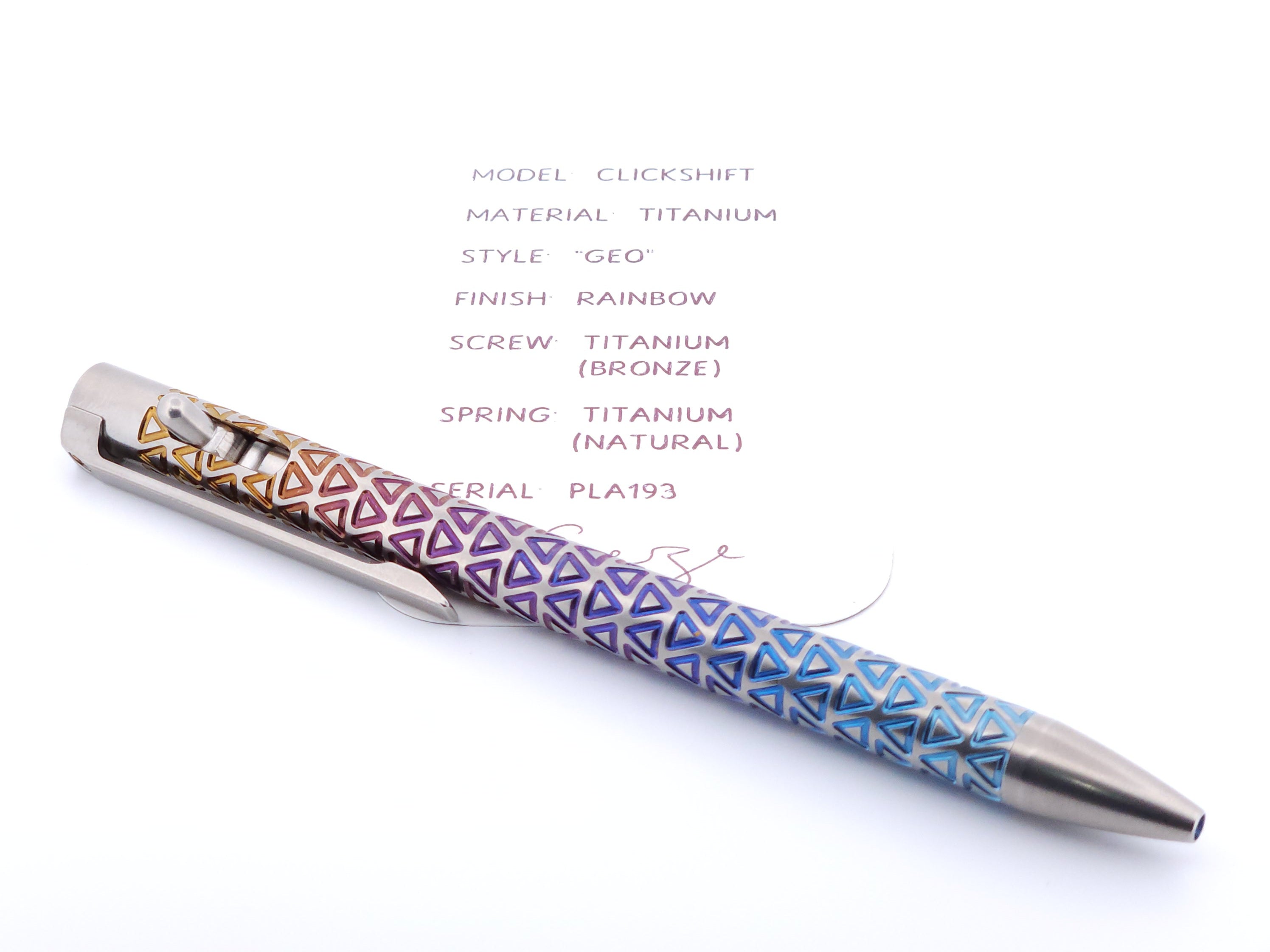 PenLab™ Custom Pen: PLA193