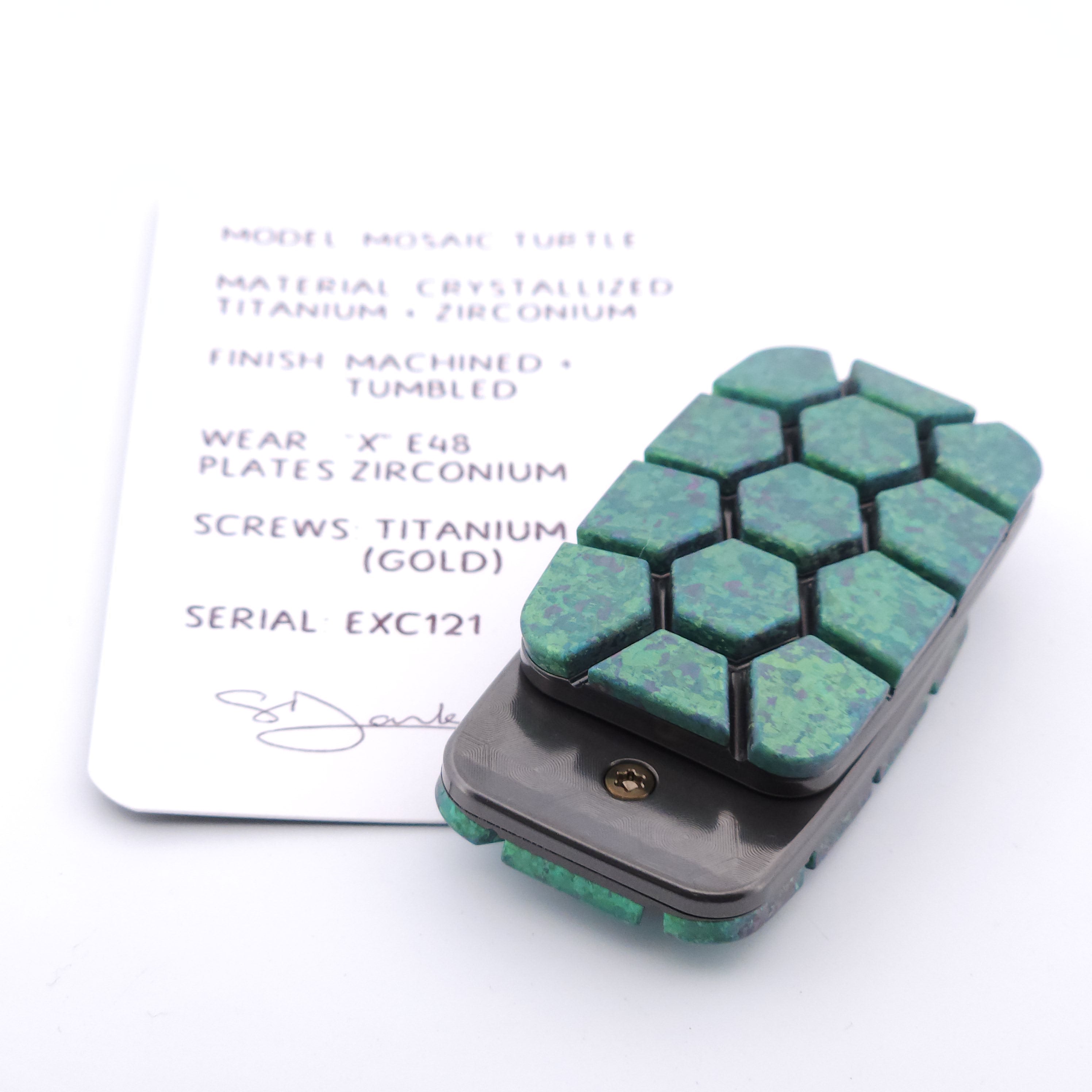 Exotic Custom Slider: EXC121 - Mosaic Turtle