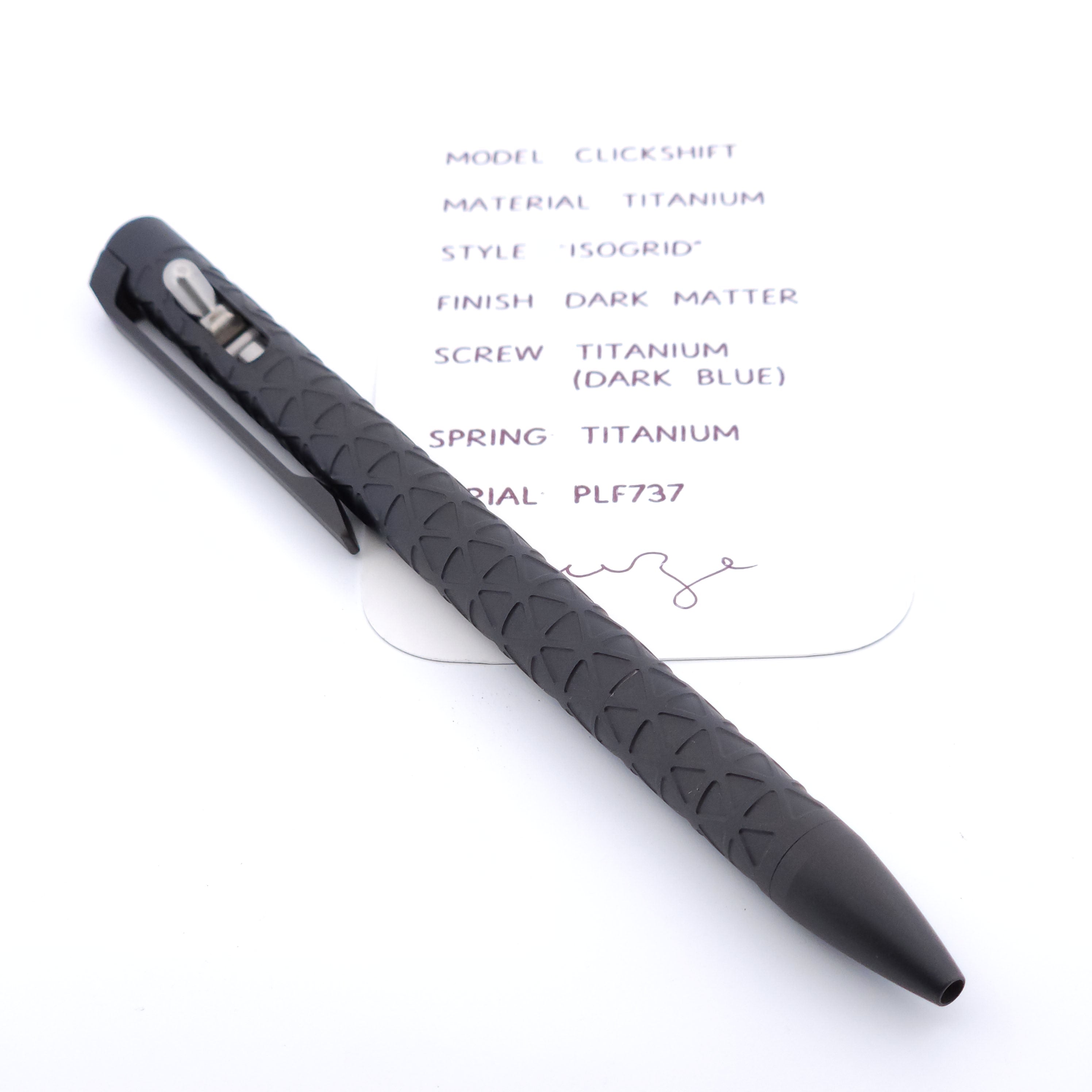 PenLab™ Custom Pen: PLF737 - "IsoGrid"