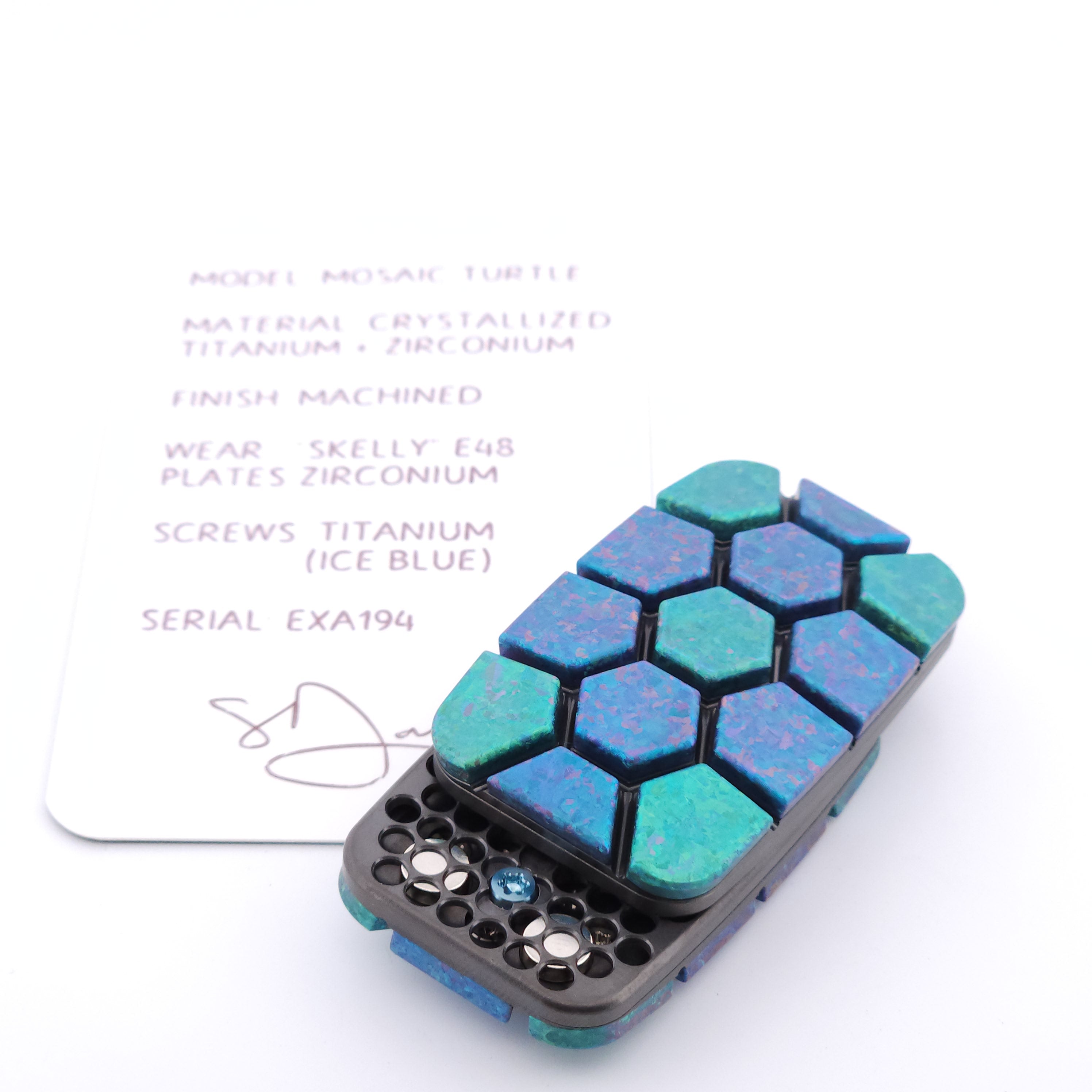 Exotic Custom Slider: EXA194 - Mosaic Turtle