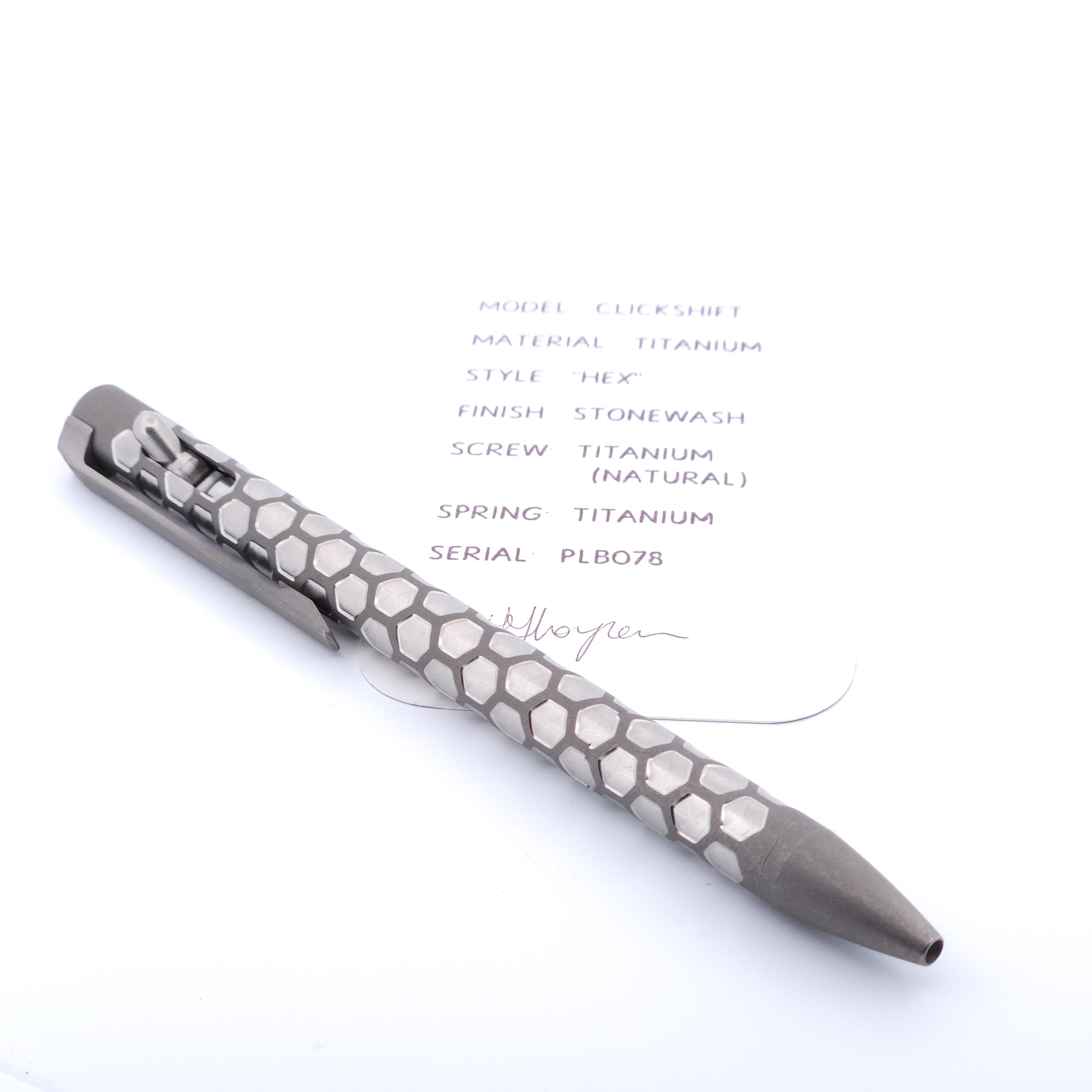 PenLab™ Custom Pen: PLB078