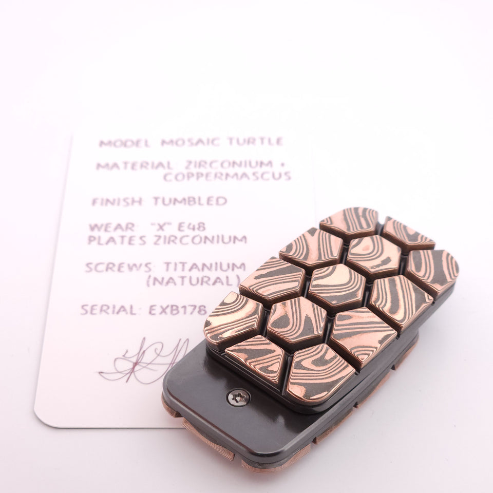 Exotic Custom Slider: EXB178 - Mosaic Turtle