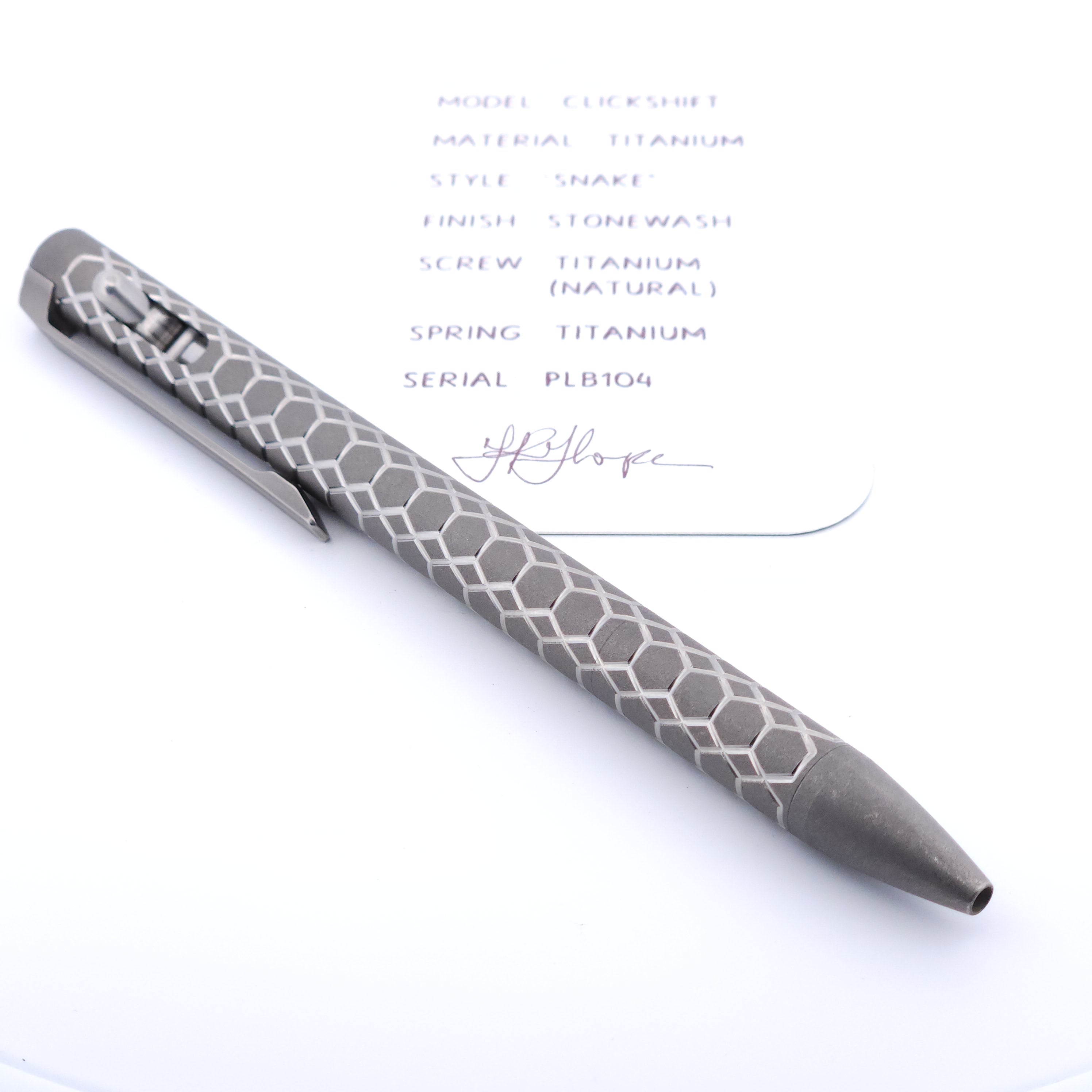 PenLab™ Custom Pen: PLB104