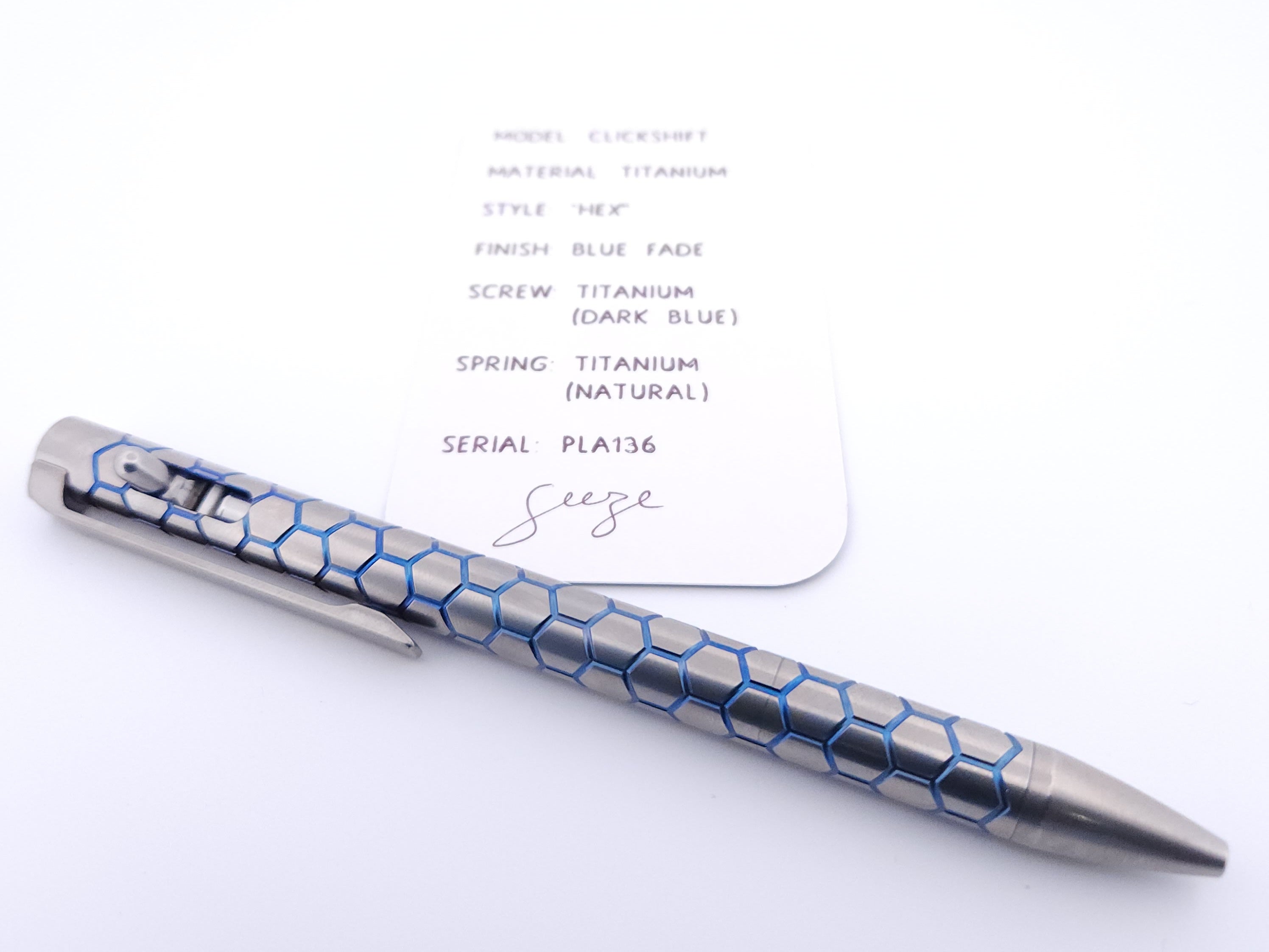 PenLab™ Custom Pen: PLA136