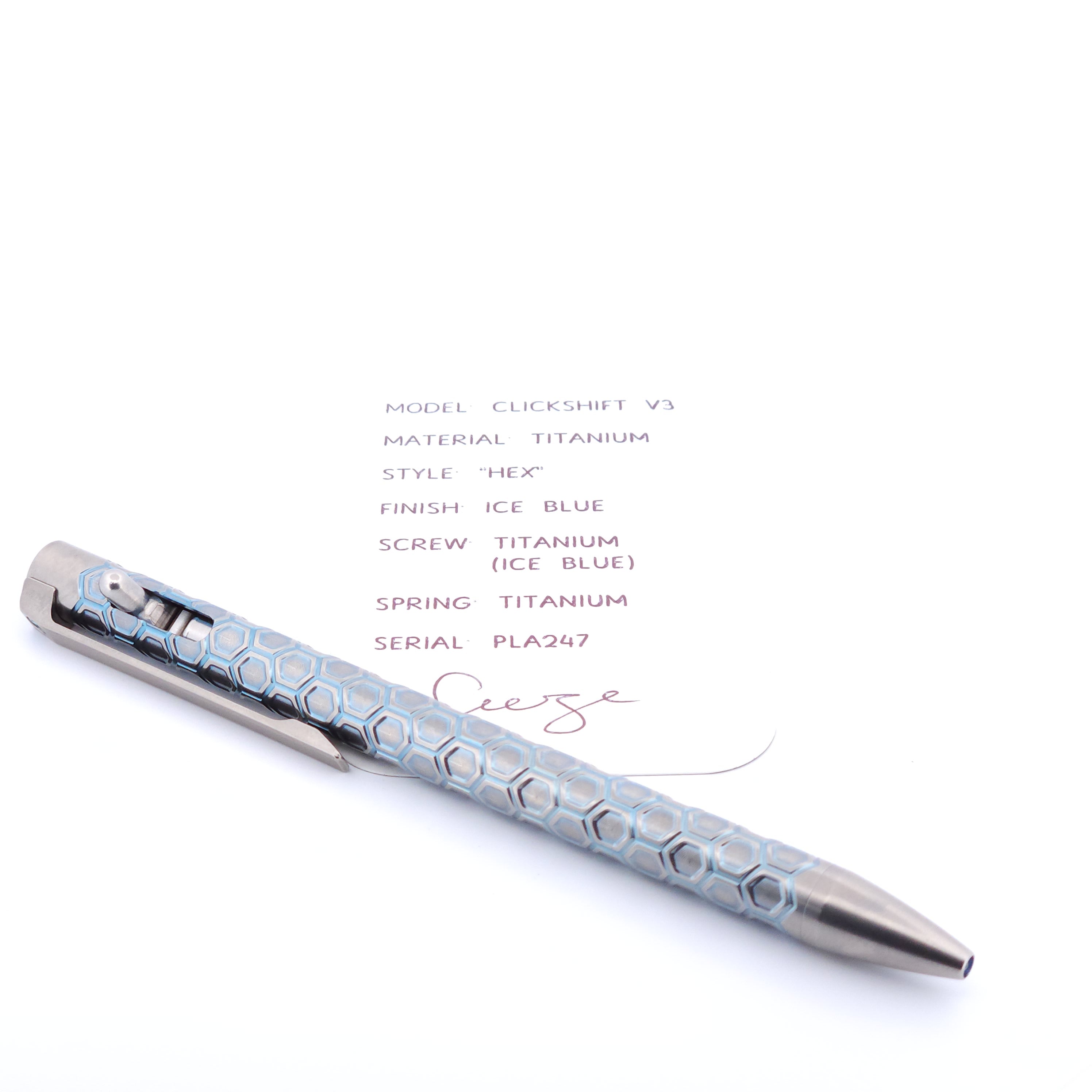 PenLab™ Custom Pen V3: PLA247