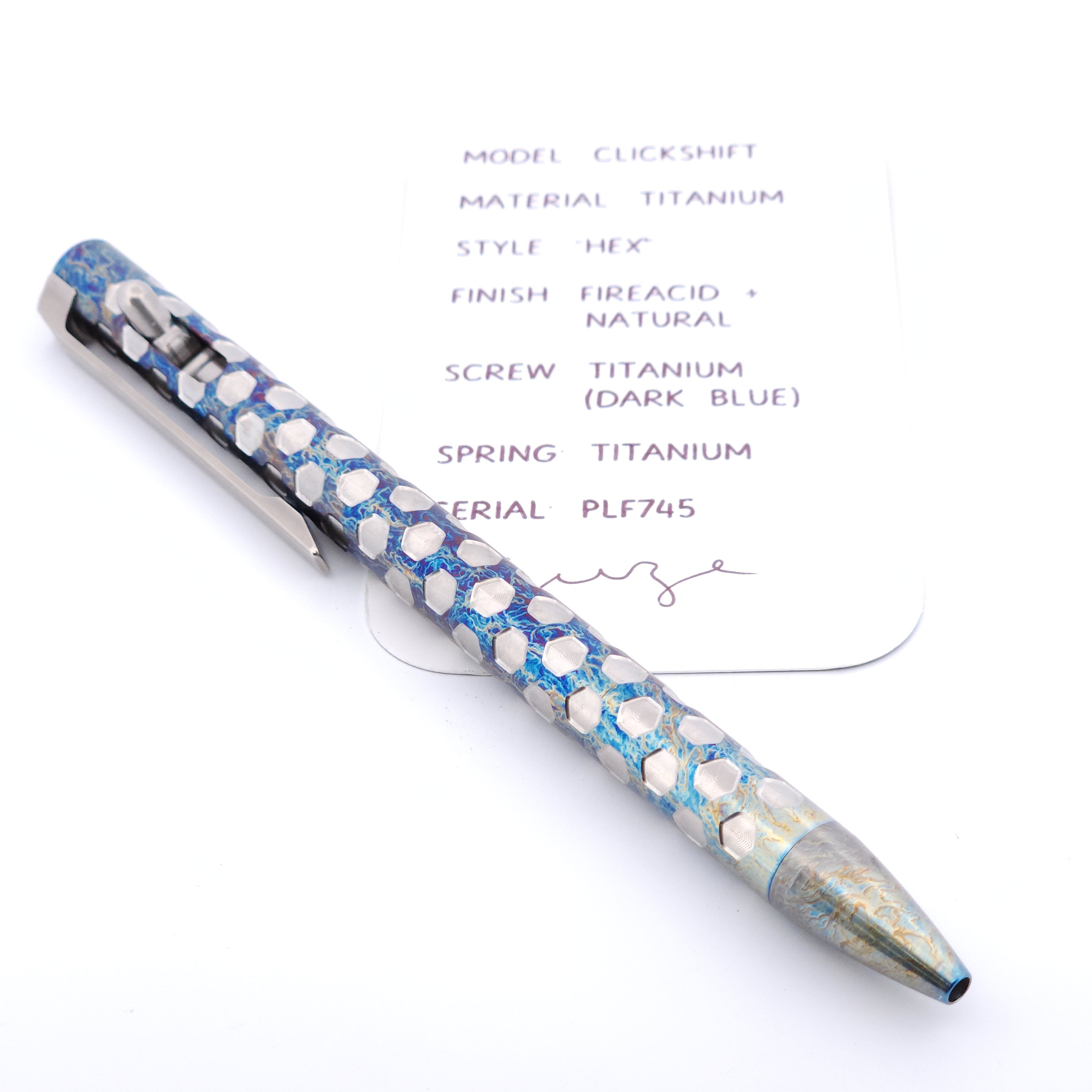 PenLab™ Custom Pen: PLF745 - "Hex"