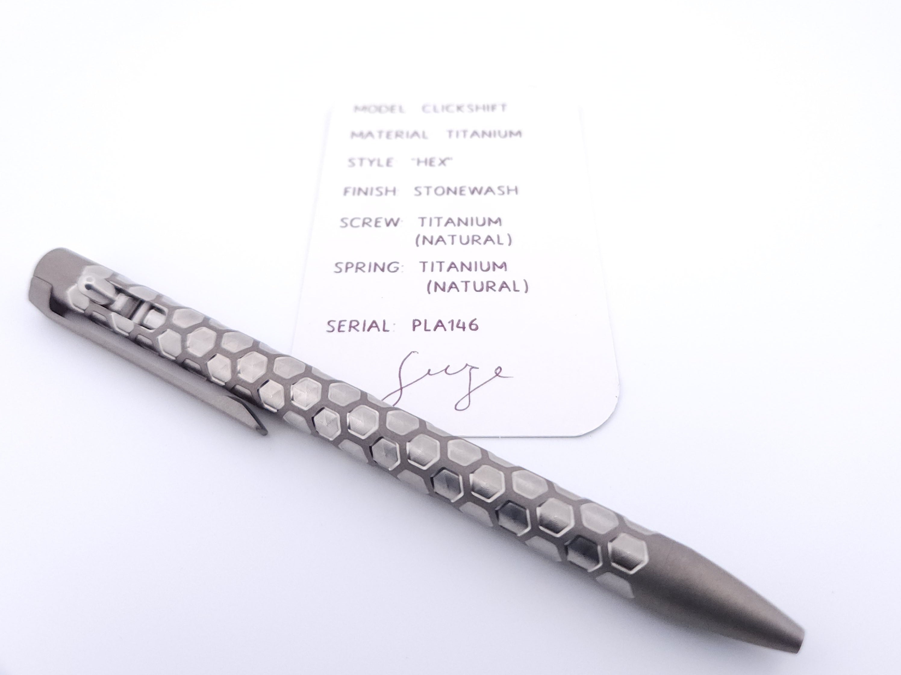 PenLab™ Custom Pen: PLA146