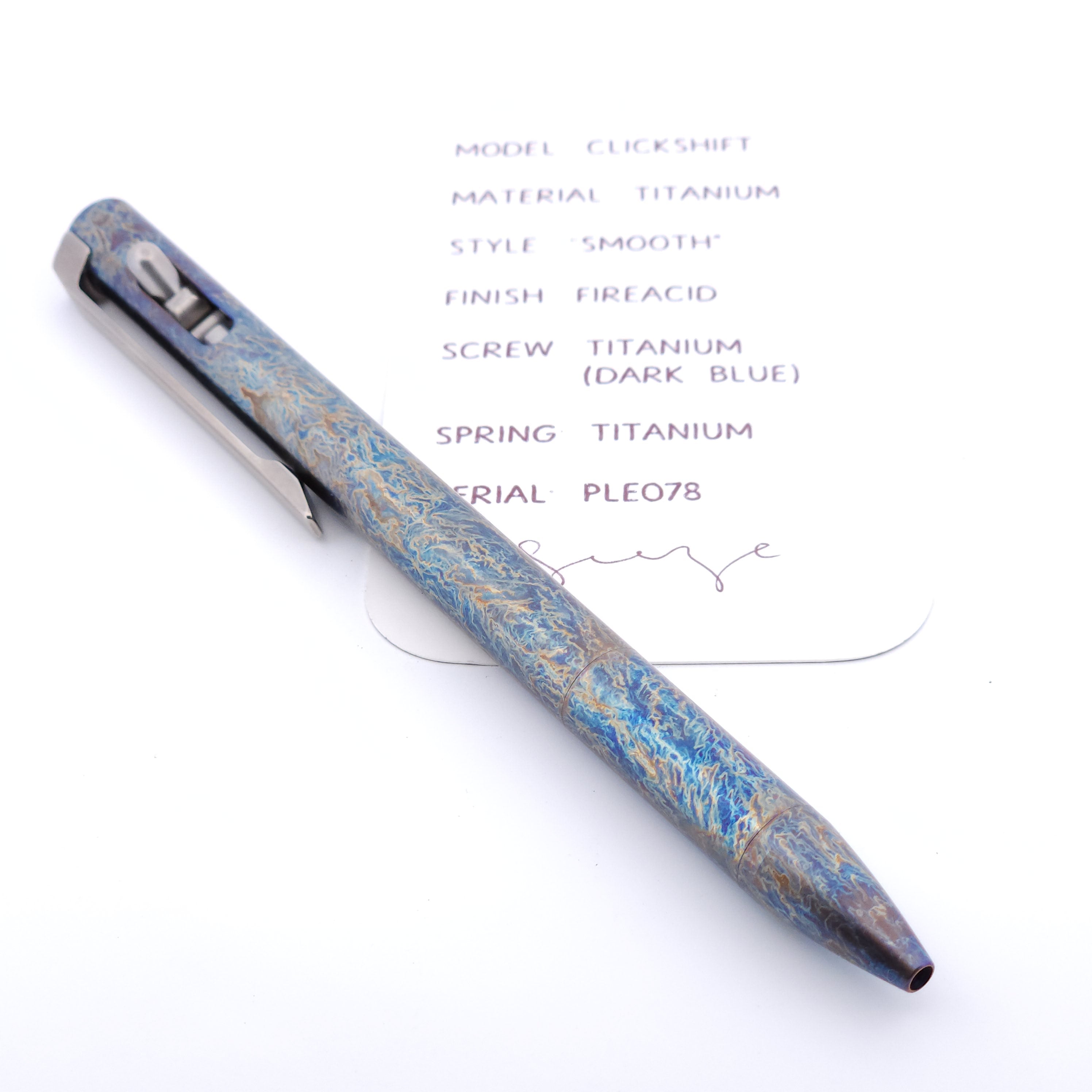 PenLab™ Custom Pen: PLE078 - "Smooth"